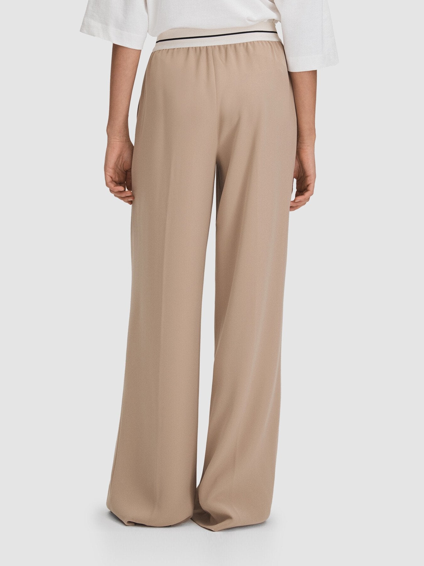 Abigail Wide Leg Elasticated Trousers
