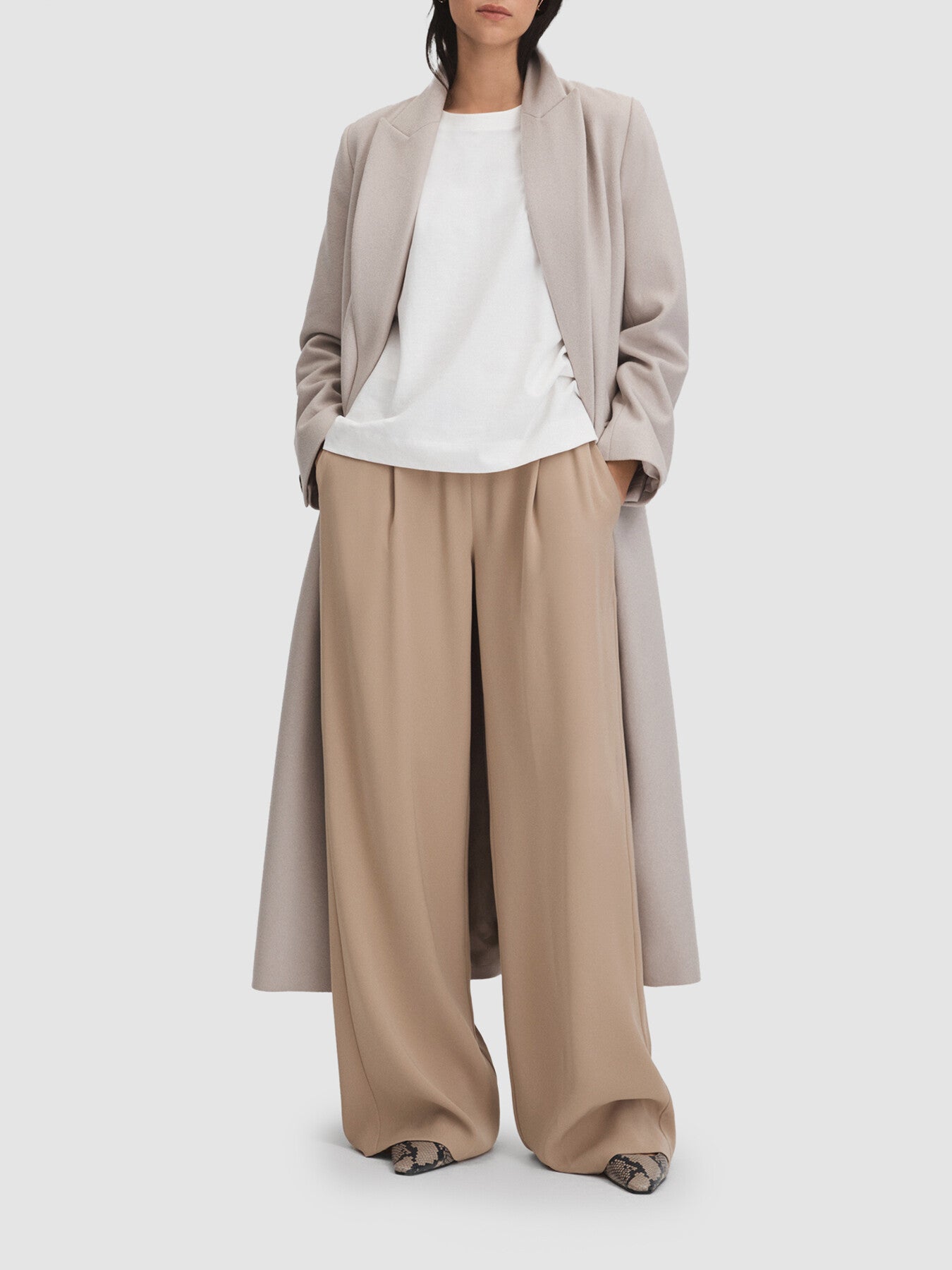 Abigail Wide Leg Elasticated Trousers