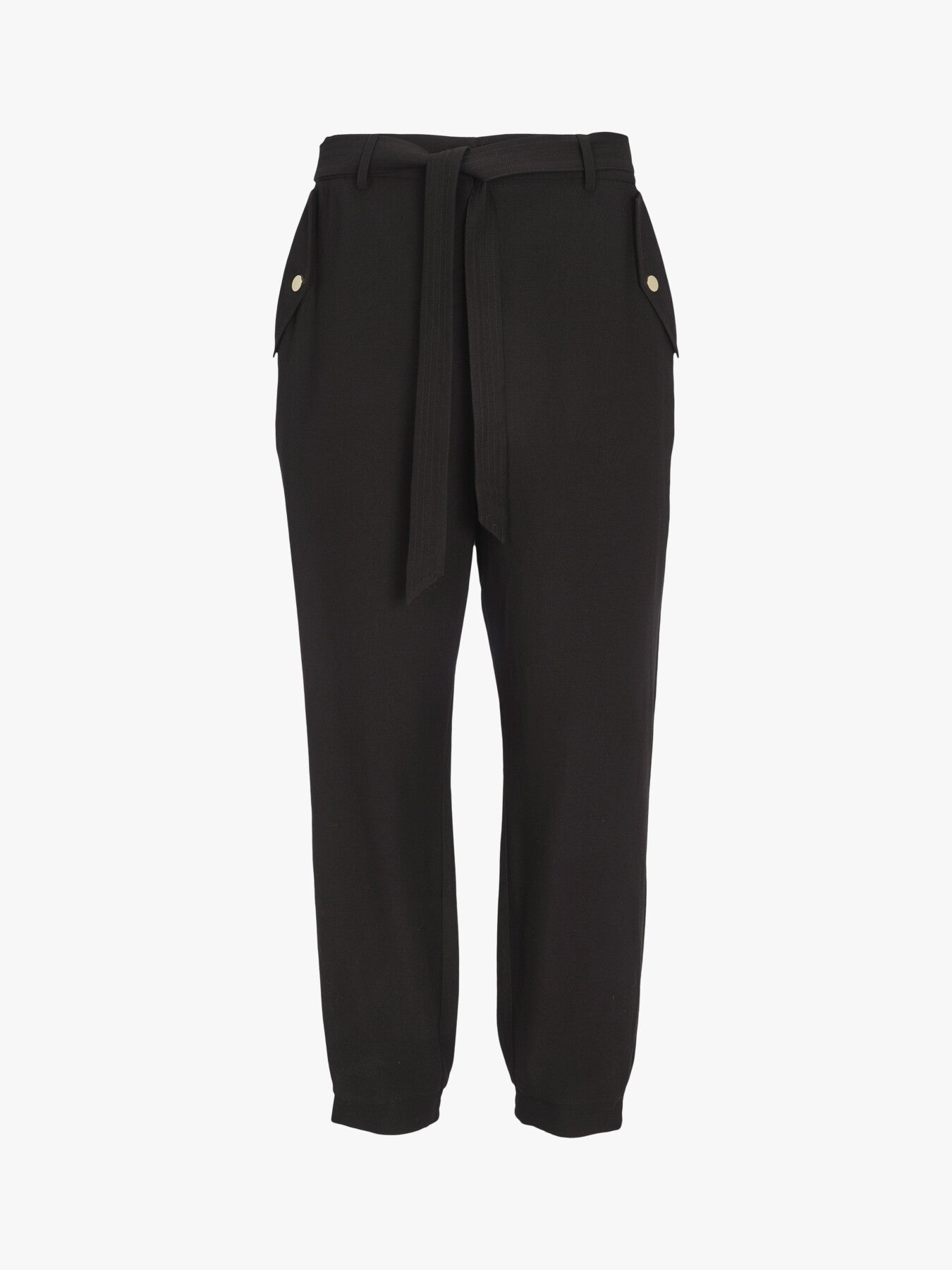 Belted Popper Joggers