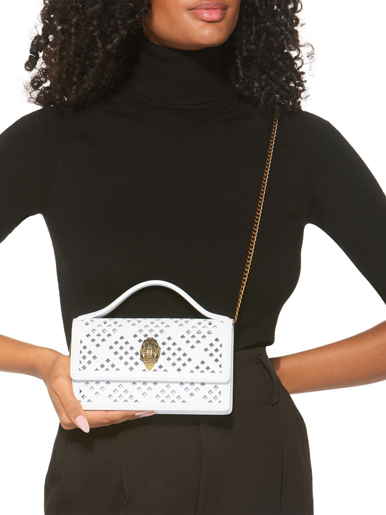 SMALL BOND TOP HANDLE BAG