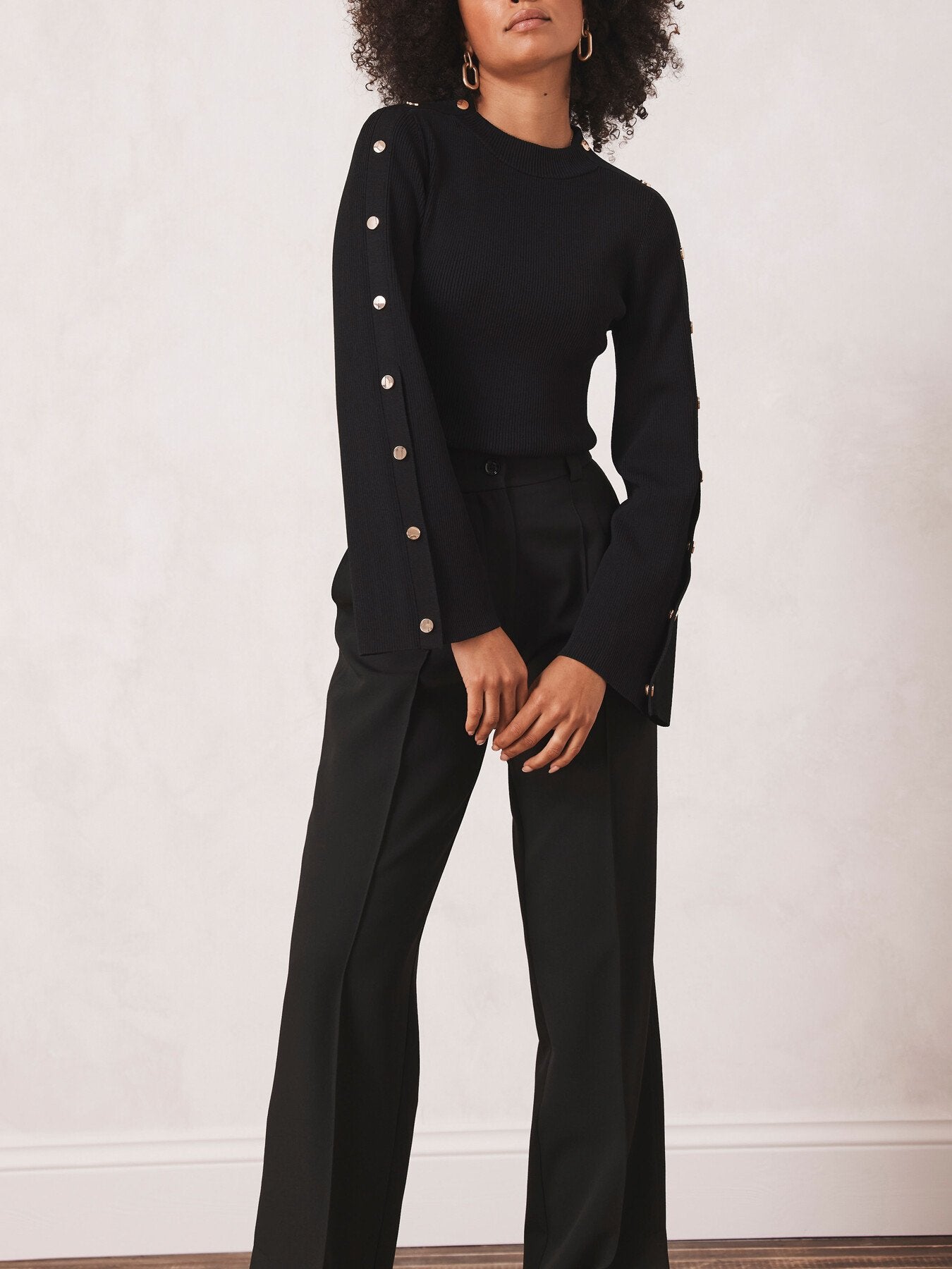 Popper Detail Jumper