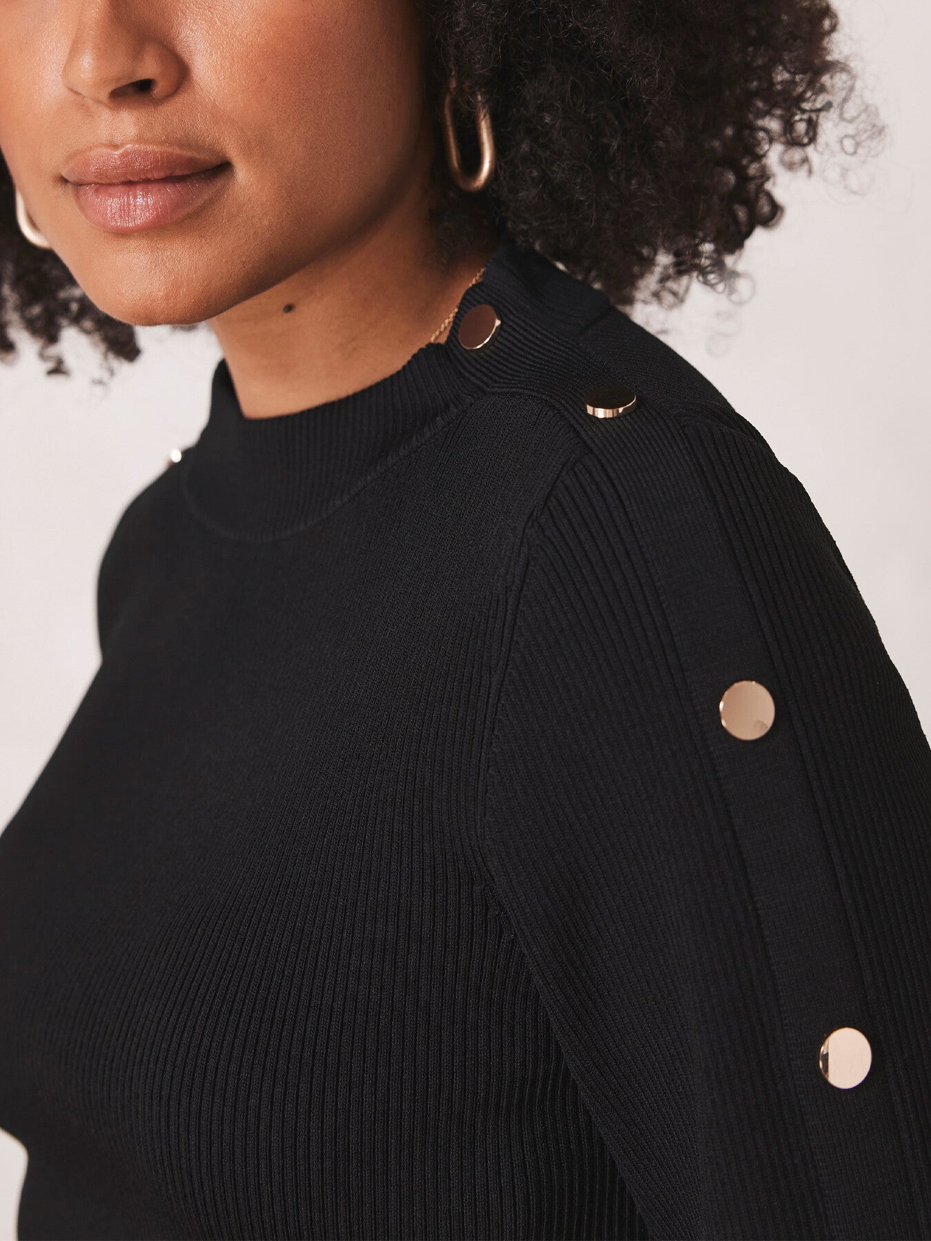 Popper Detail Jumper
