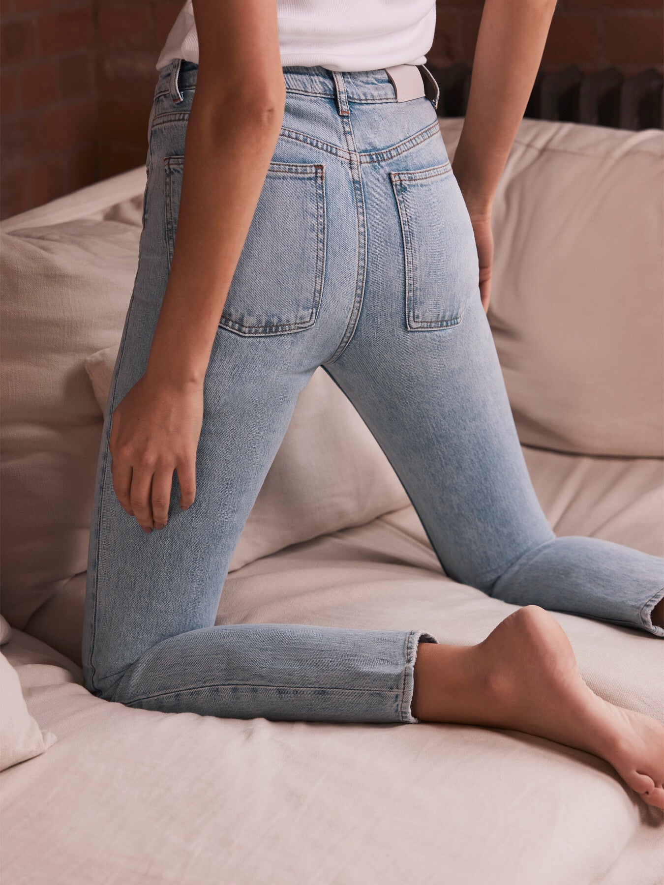 Light Indigo Slim Jeans