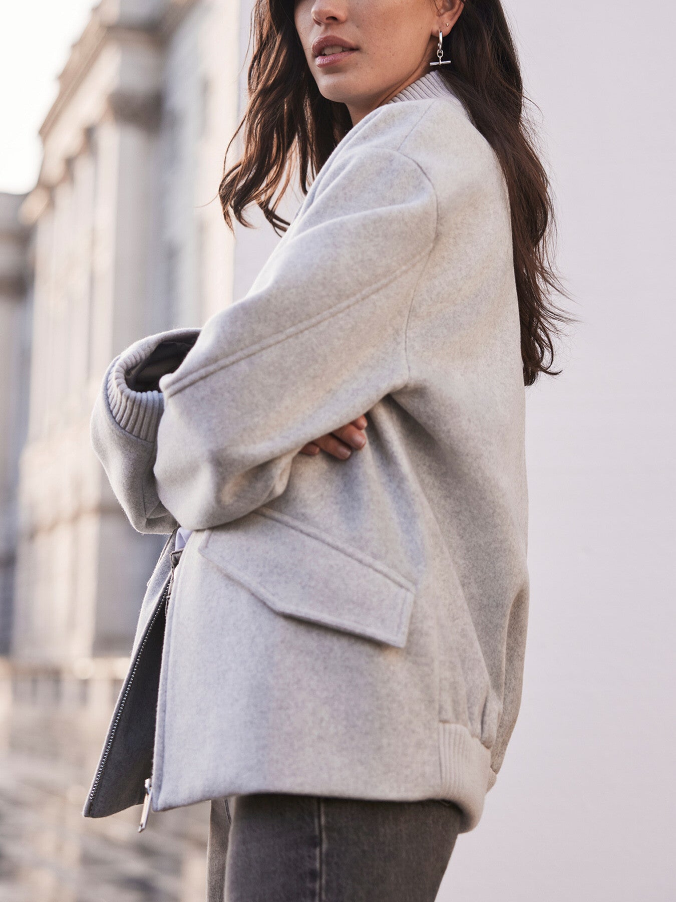 Wool Bomber Jacket