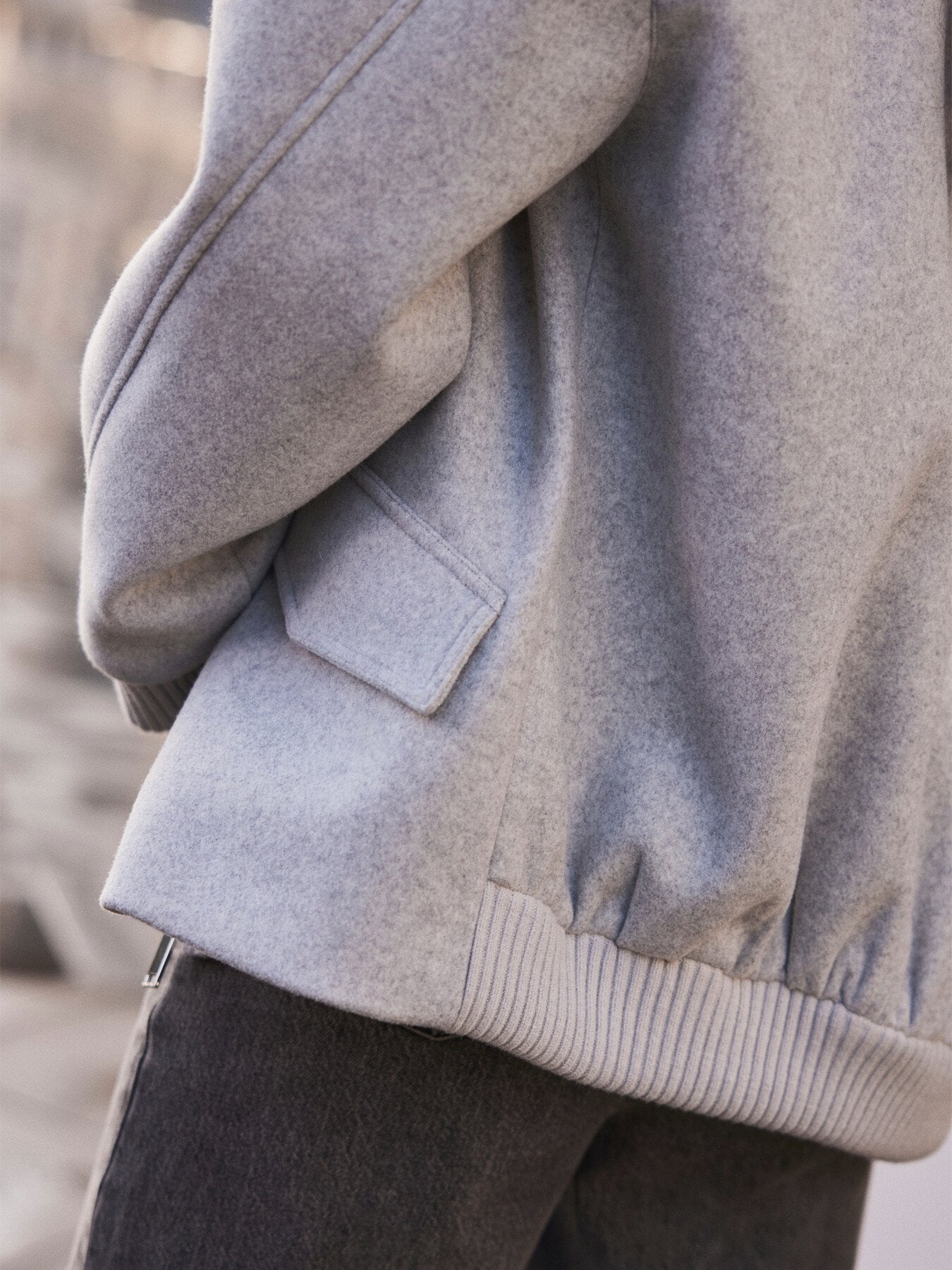 Wool Bomber Jacket