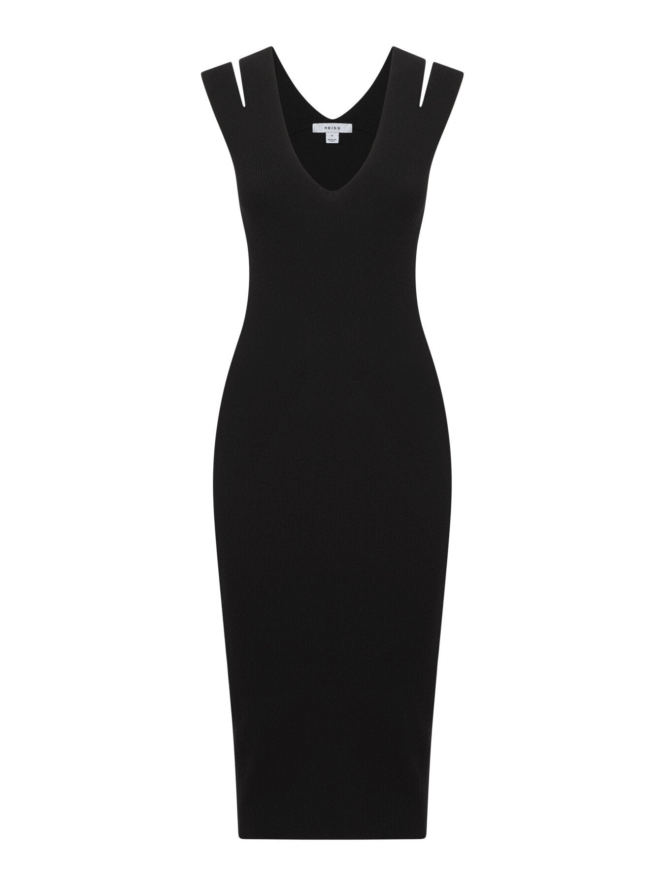 Kara Knitted Double Strap Midi Dress