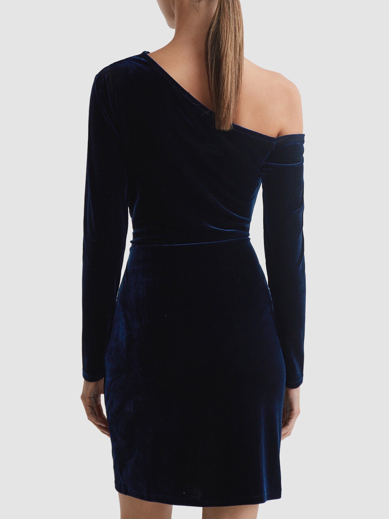 Camilla Velvet Off-The-Shoulder Mini Dress