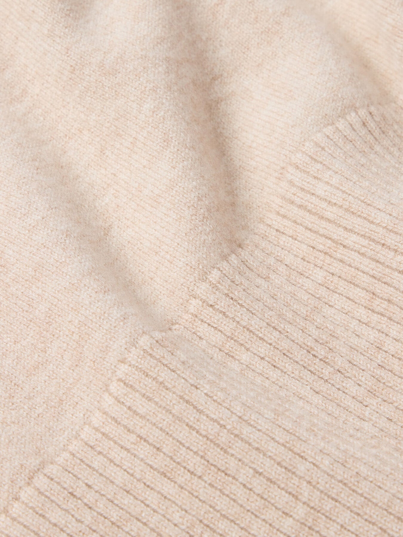 Beige Wool Blend Jumper