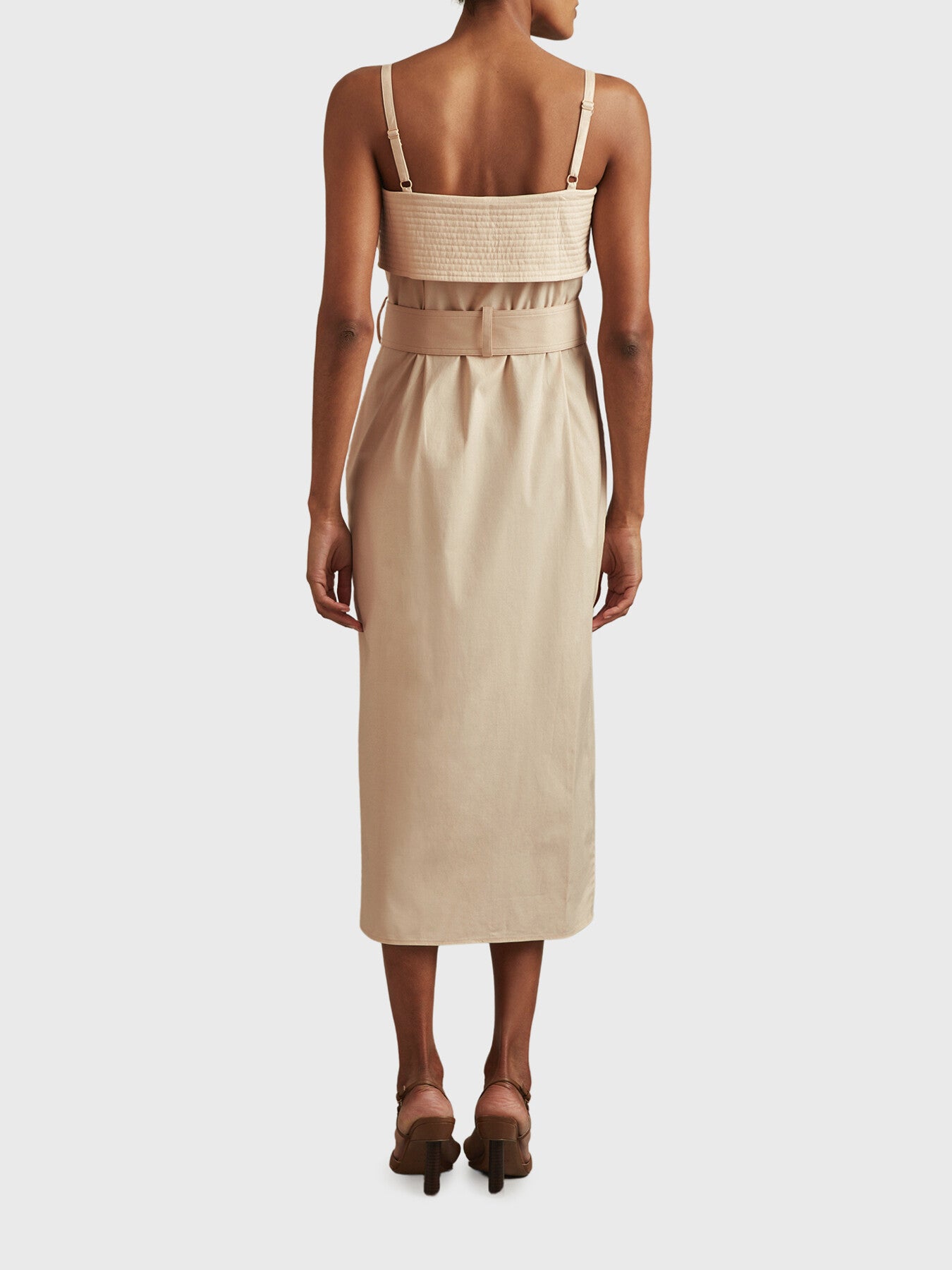 Dhalia Cargo Belted Midi Dress