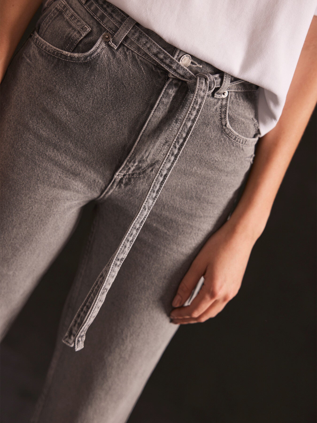 Washed Relaxed Wide Jeans