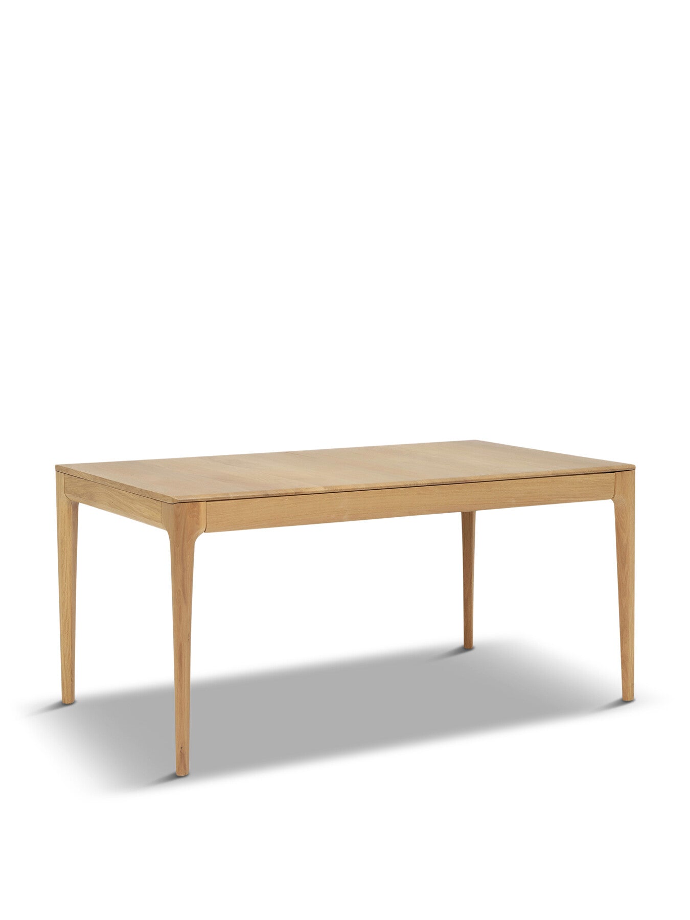 Neutral Romana Medium Extending Wood Dining Table