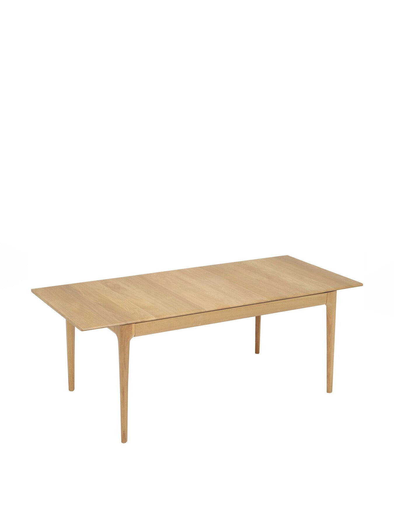Neutral Romana Medium Extending Wood Dining Table