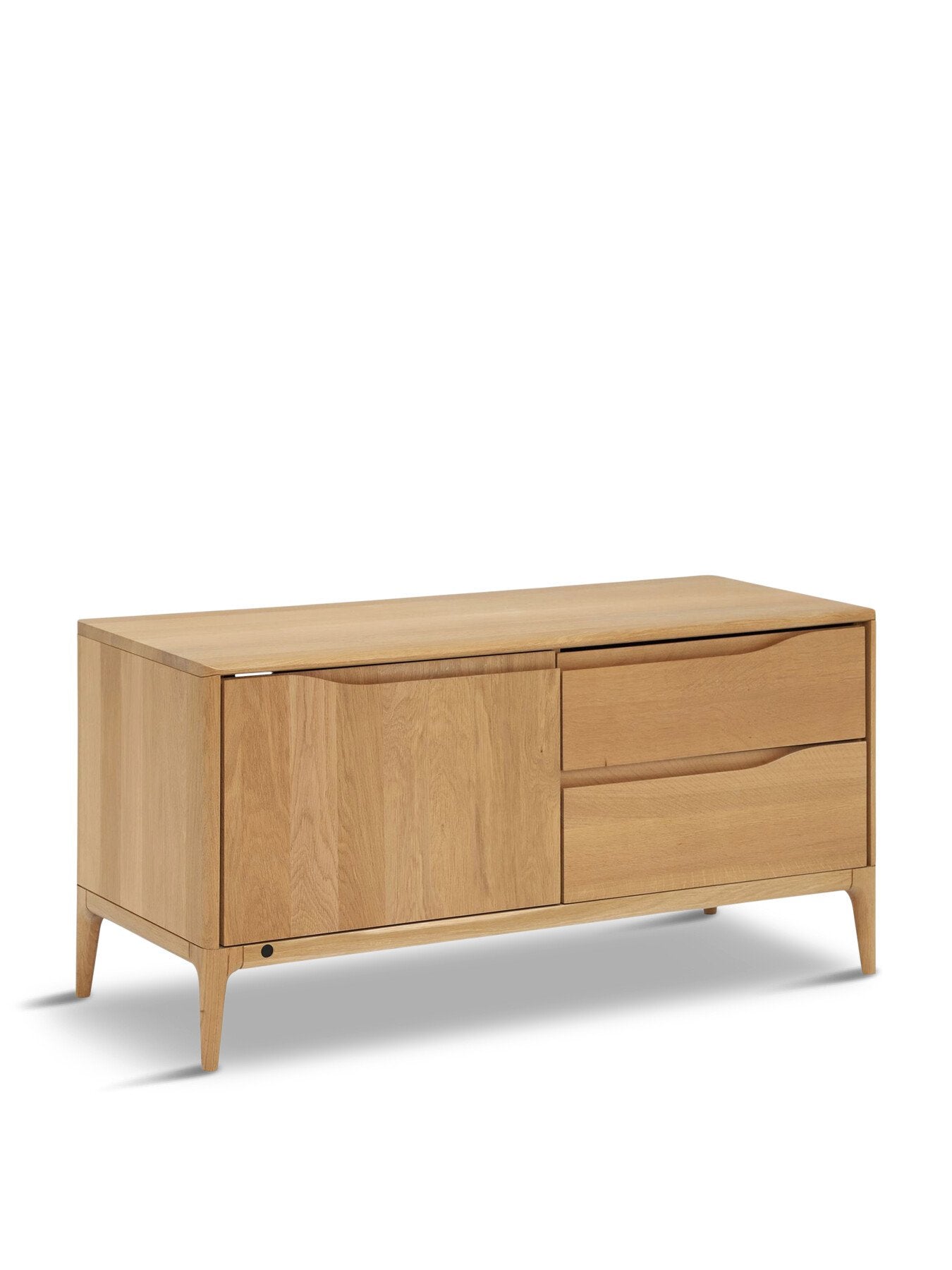 Neutral Romana Oak Wood TV Unit