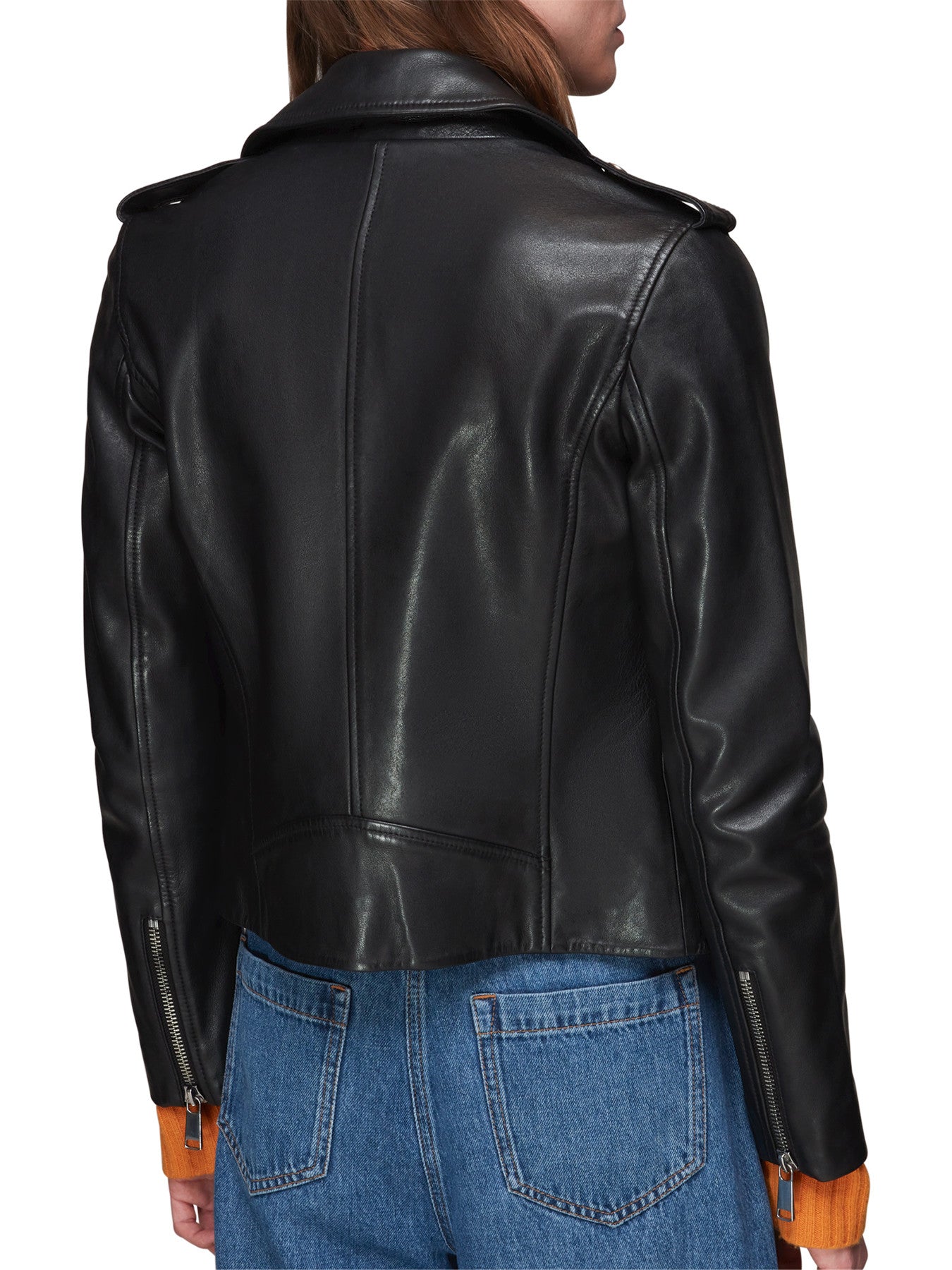 Agnes Pocket Leather Jacket
