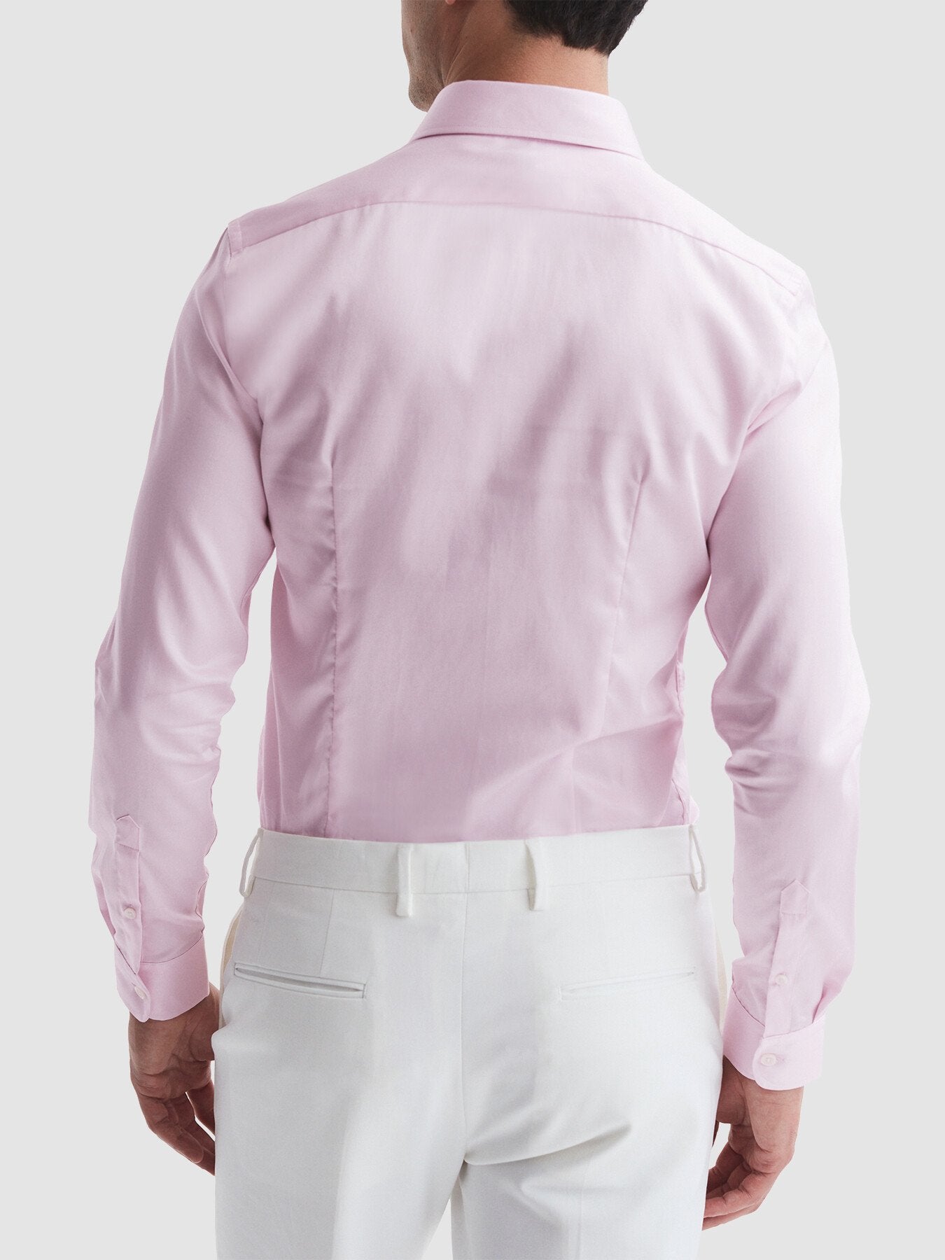 Remote Slim Fit Cotton-Satin Shirt