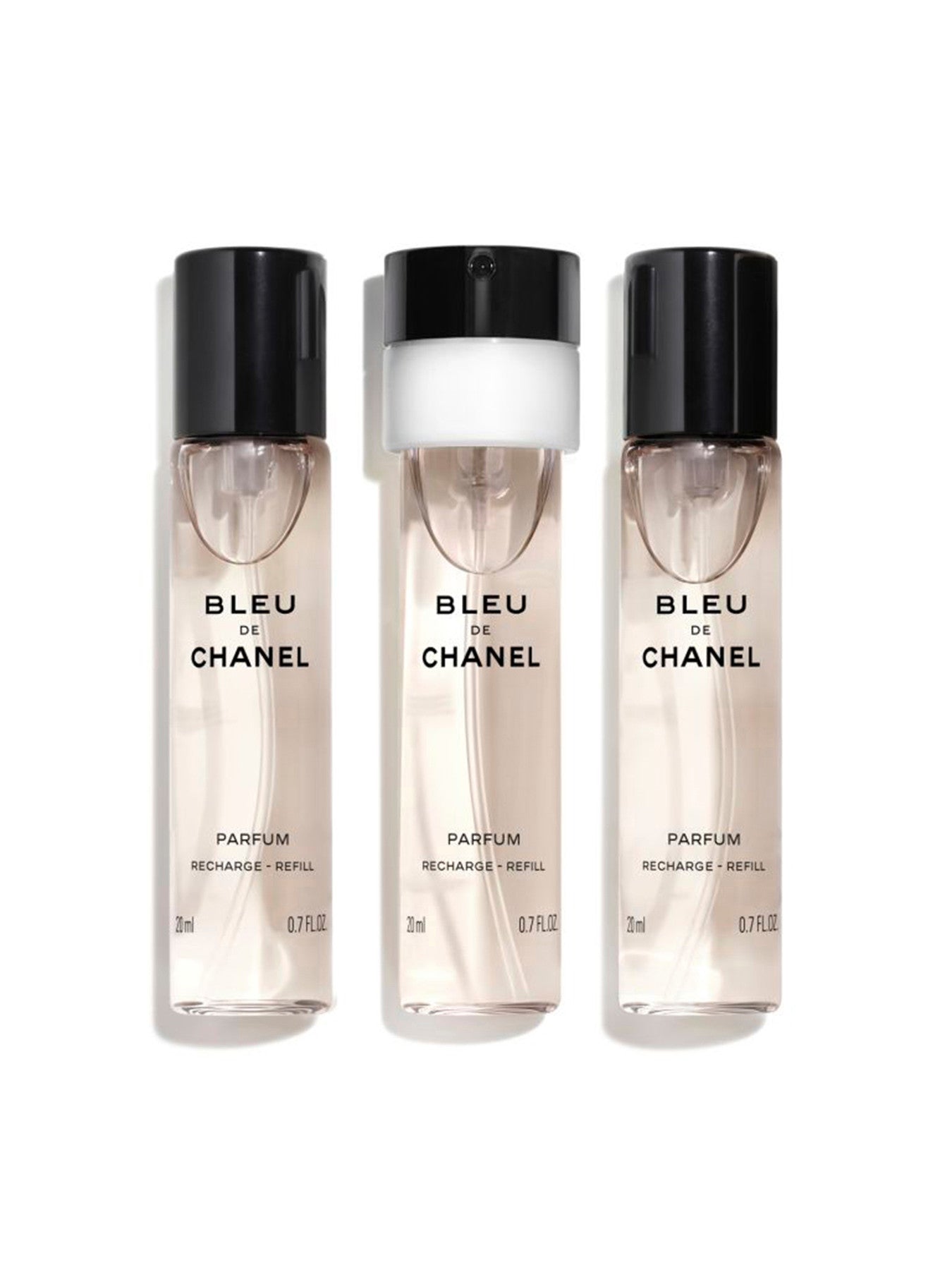 Bleu De Chanel Parfum Twist Spray Refills 3X20ml