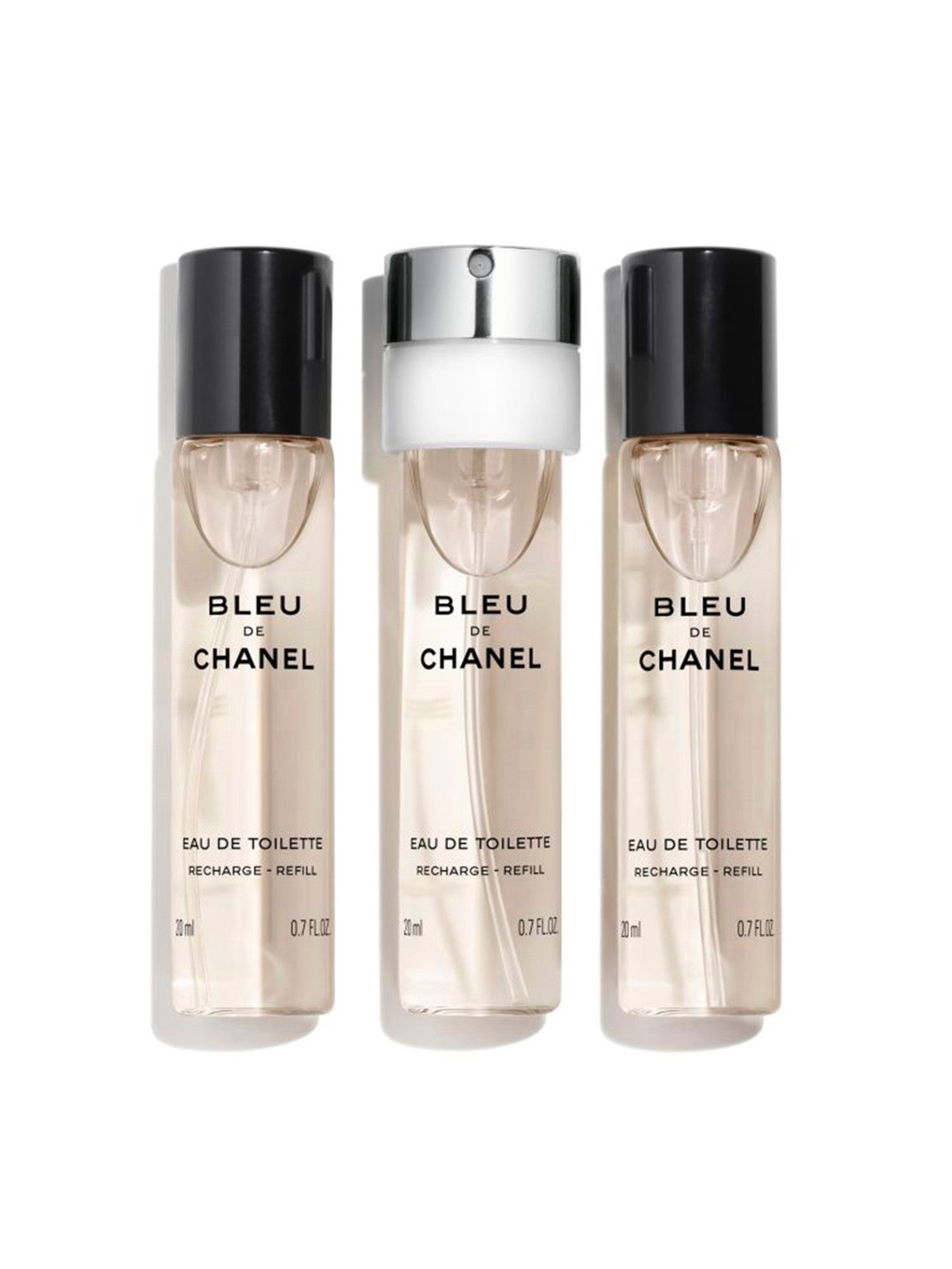 CHANEL BLEU DE CHANEL TWIST AND SPRAY REFILL SET 3X20 ML – EAU DE TOILETTE