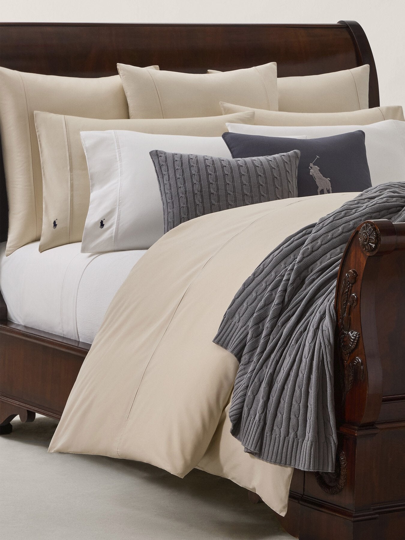 Player Pale Oak Fitted Sheet