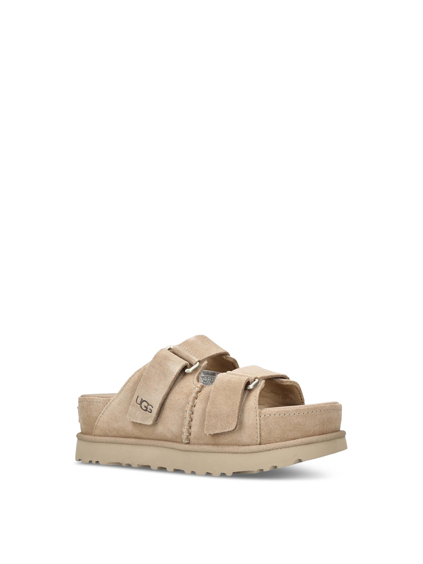 GoldenStar Hi Suede Slides Sand