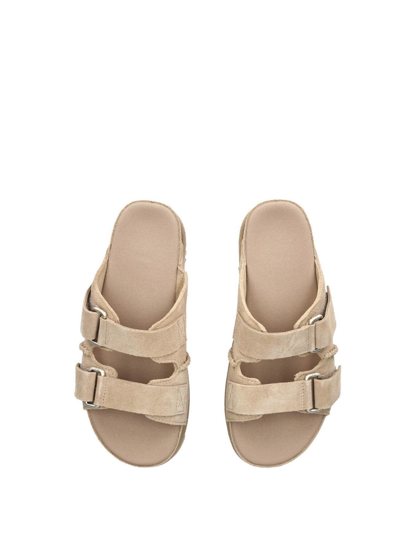 GoldenStar Hi Suede Slides Sand