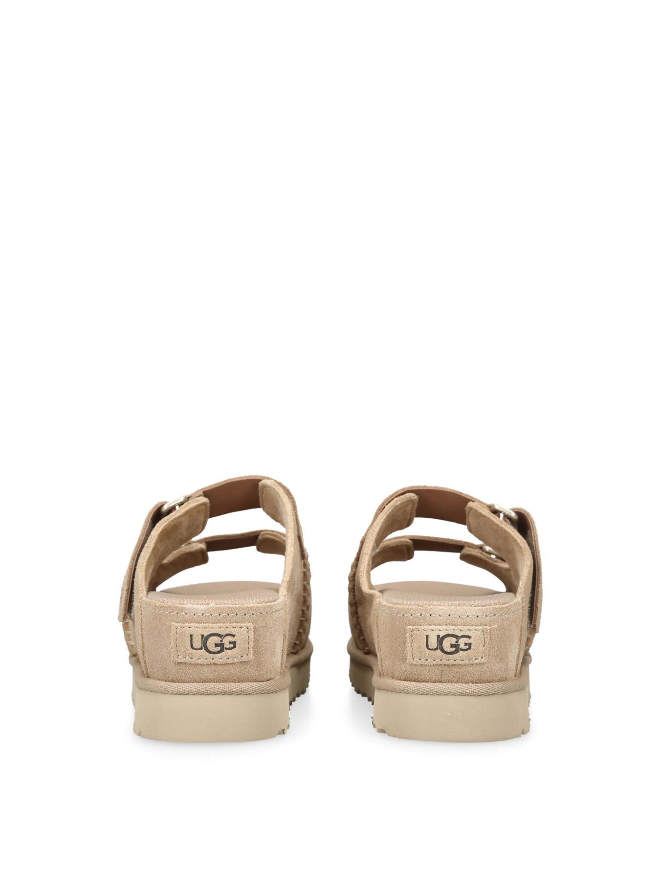 GoldenStar Hi Suede Slides Sand