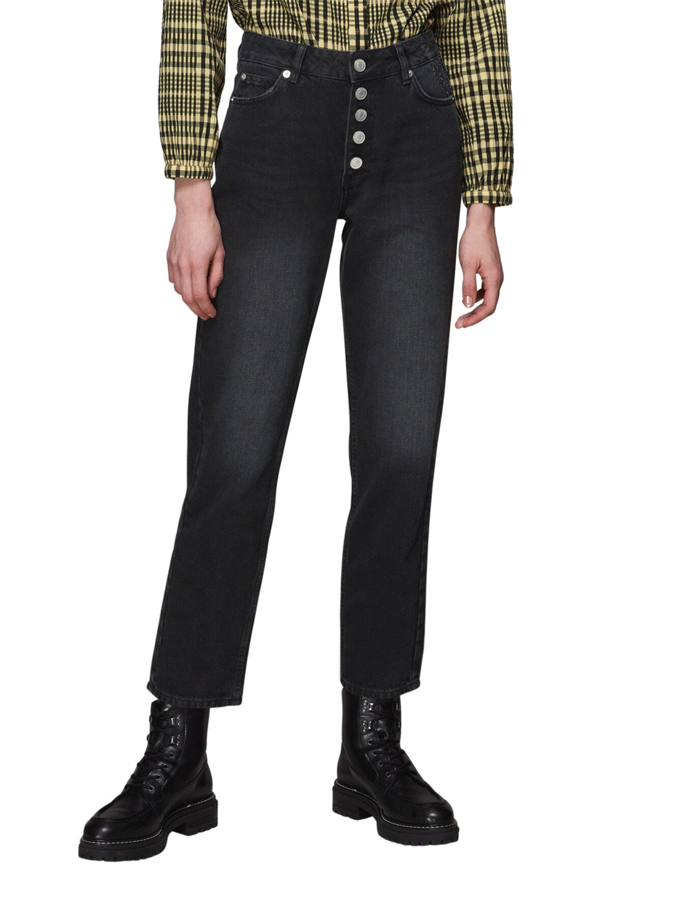 Authentic Hollie Button Jeans