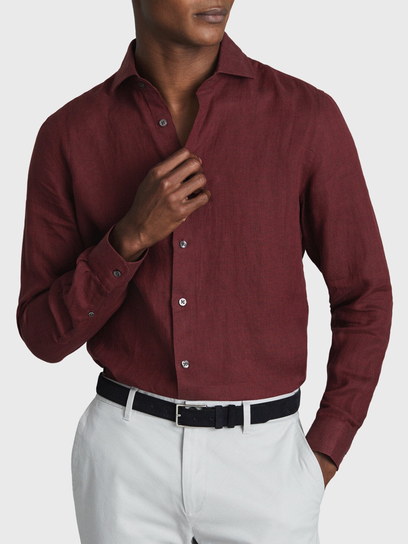 Ruban Linen Button-Through Shirt