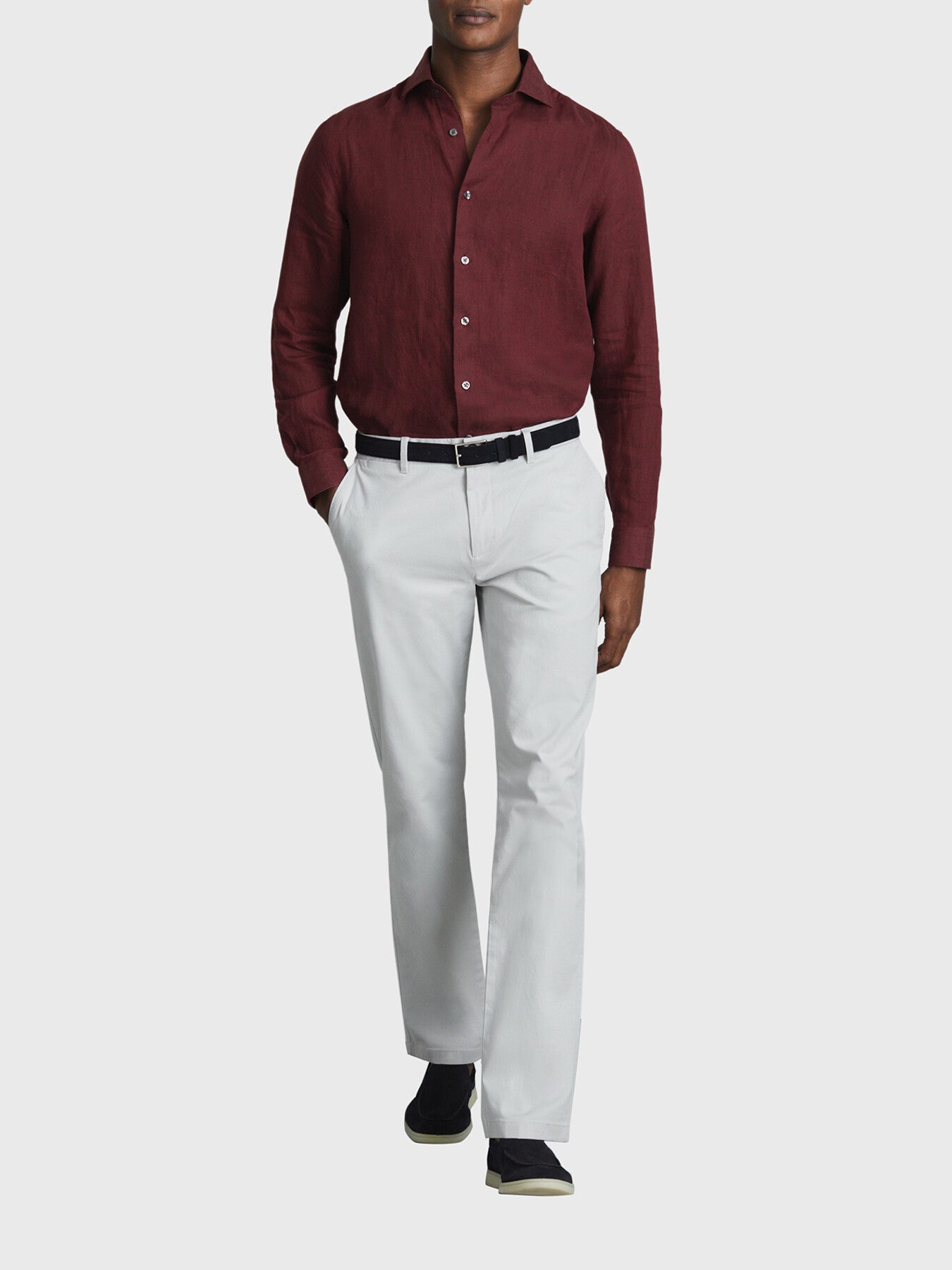 Ruban Linen Button-Through Shirt