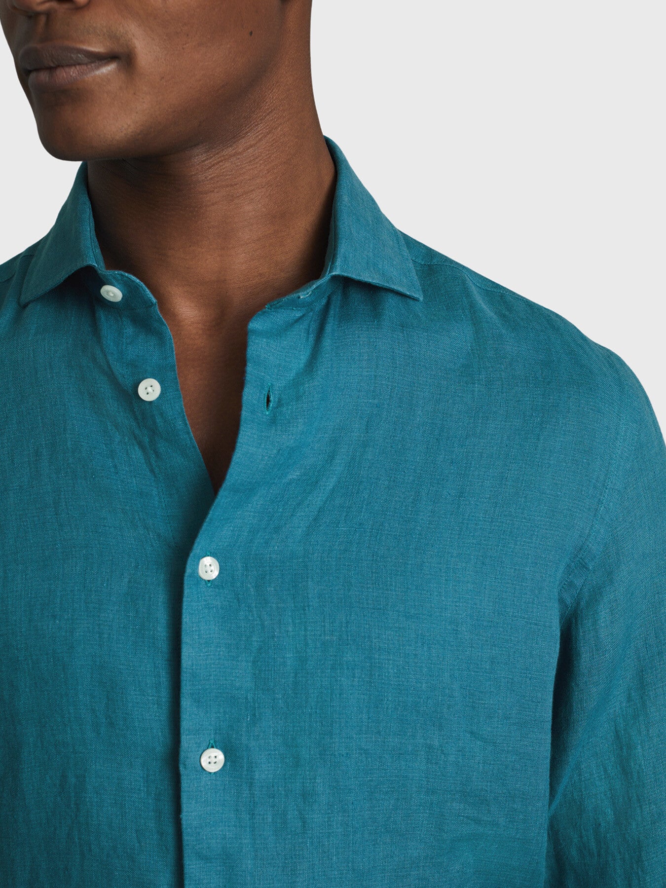Ruban Linen Button-Through Shirt