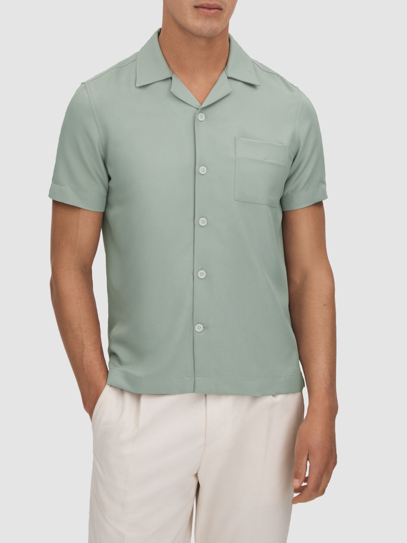 Tokyo Cuban Collar Button-Through Shirt