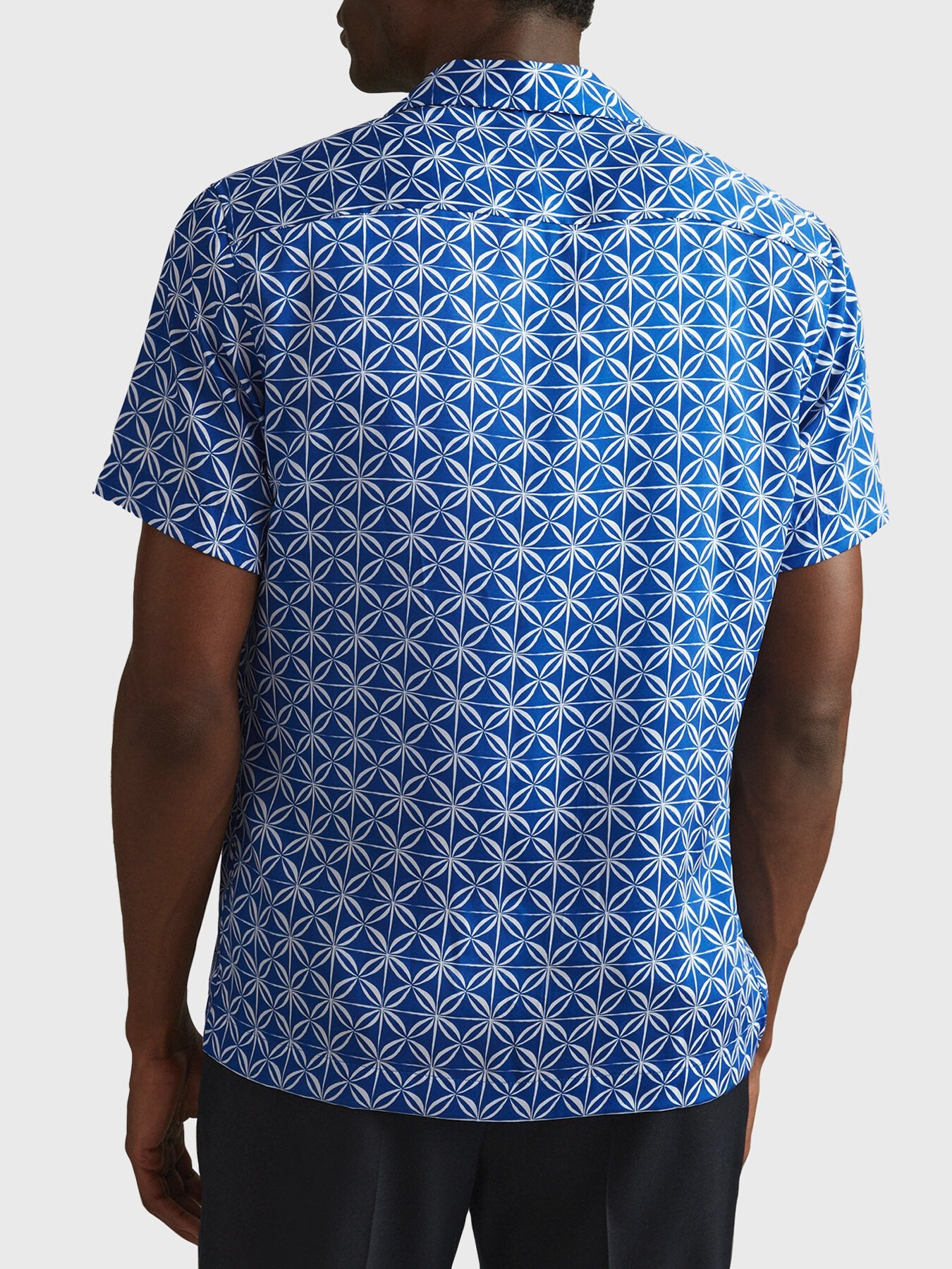 Tintipan Printed Cuban Collar Shirt