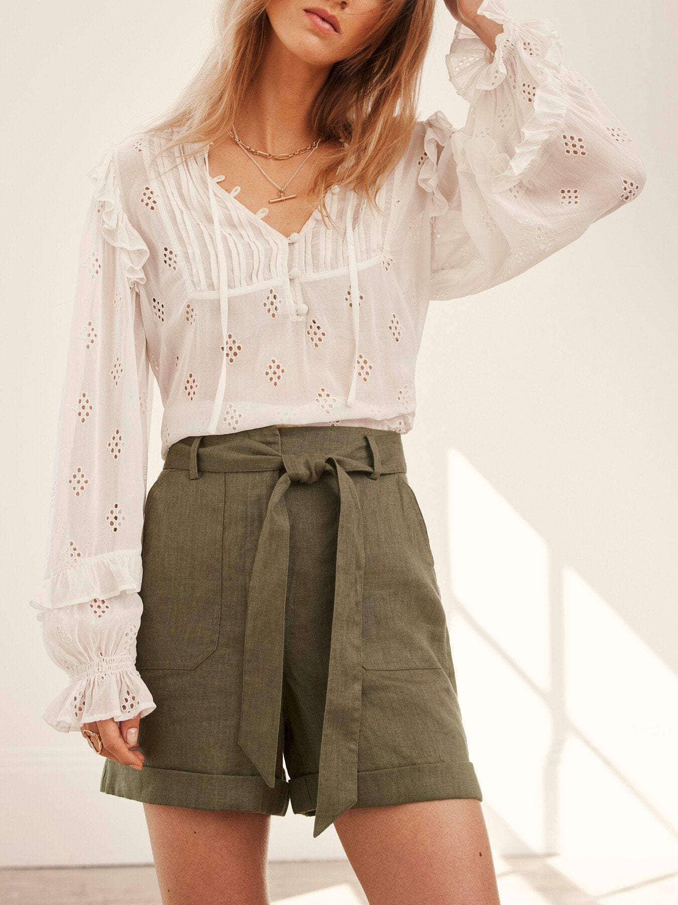 Broderie Anglaise Blouse