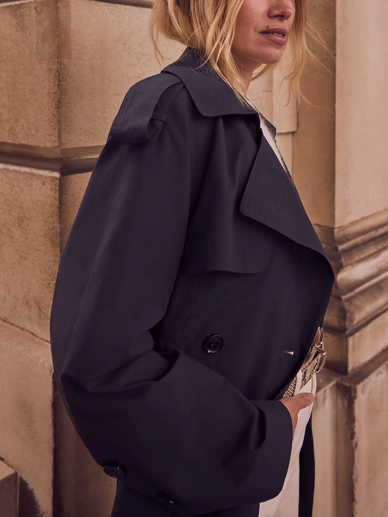 Washed Trench Coat