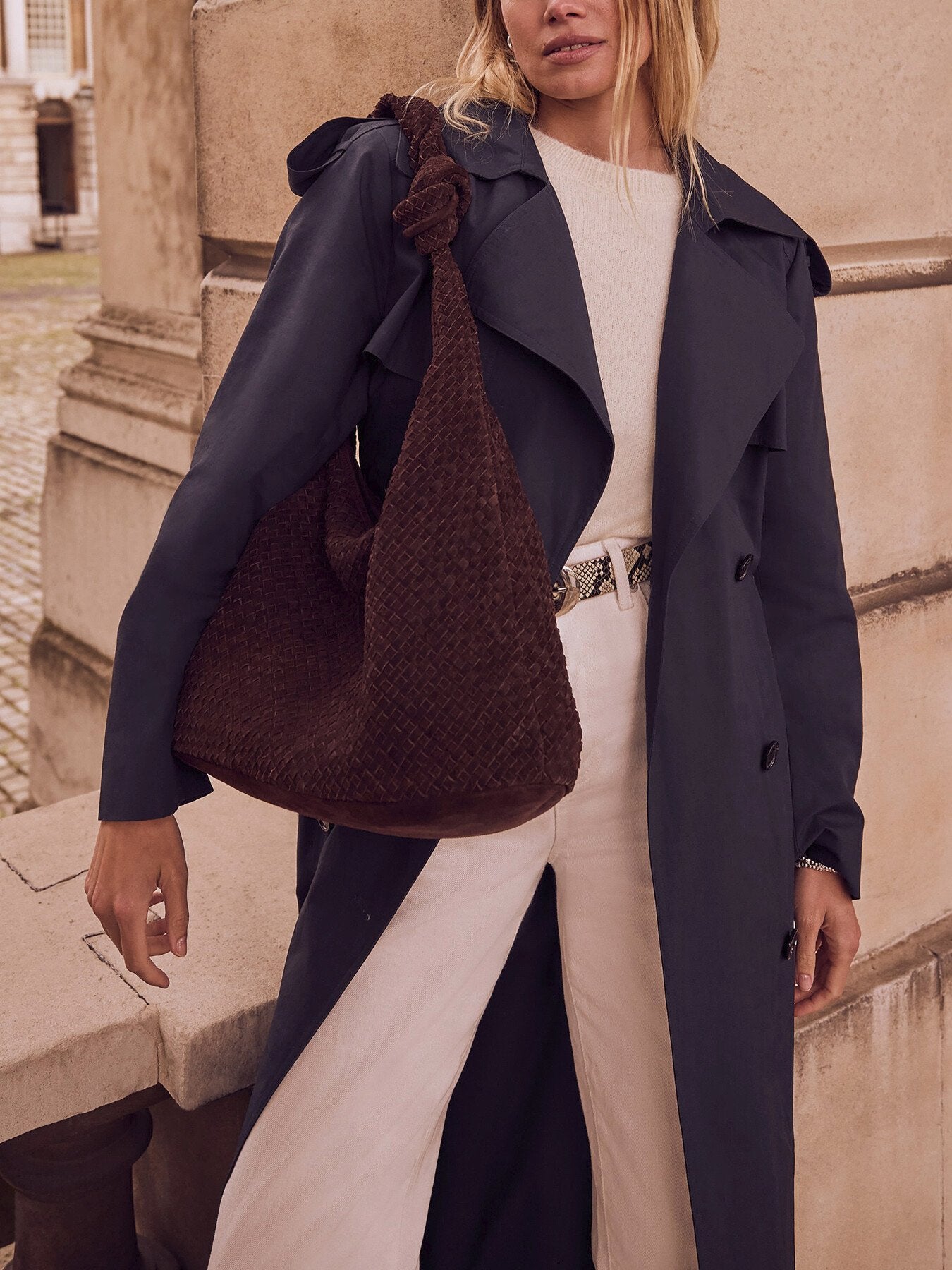 Washed Trench Coat