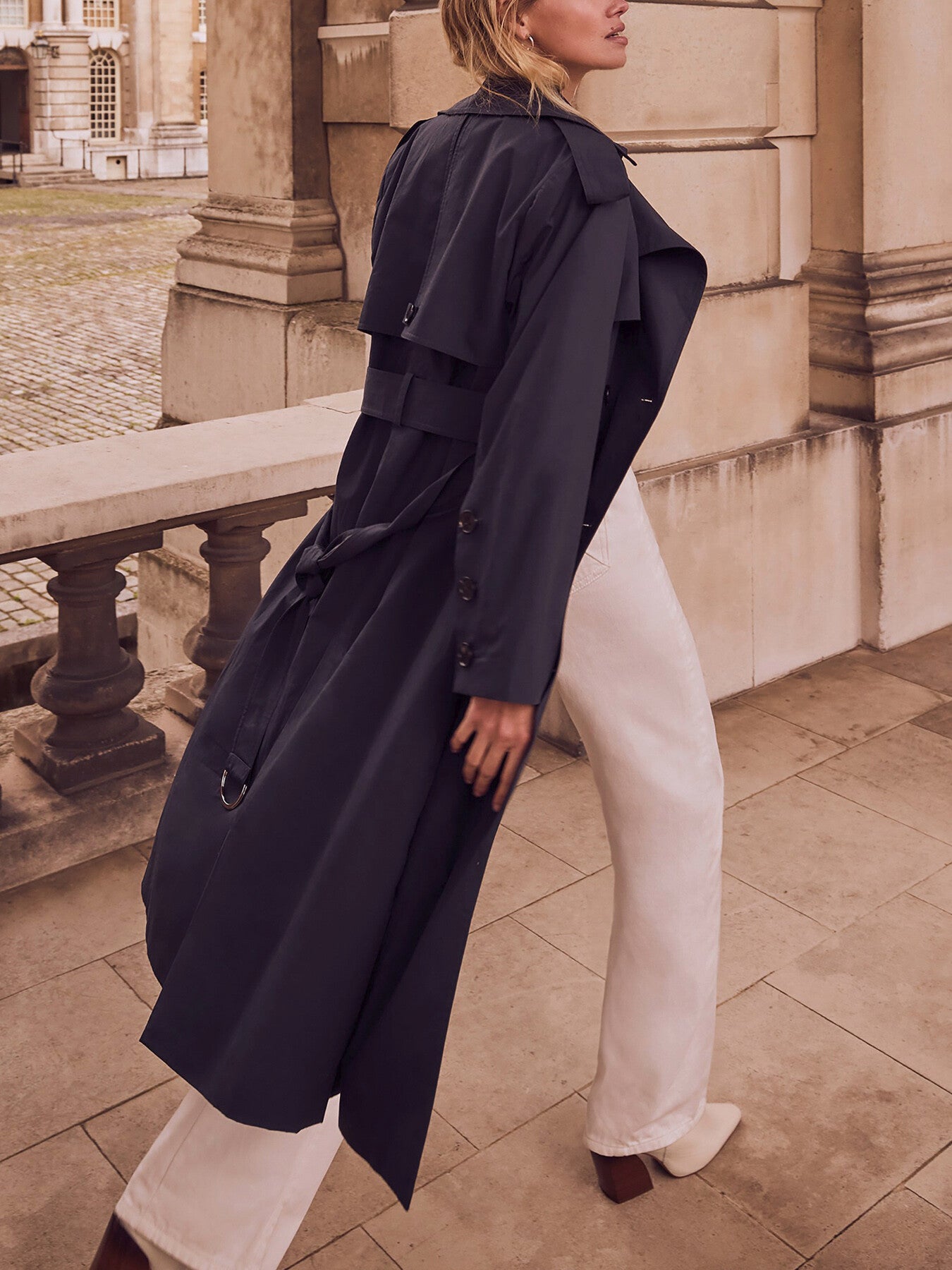 Washed Trench Coat