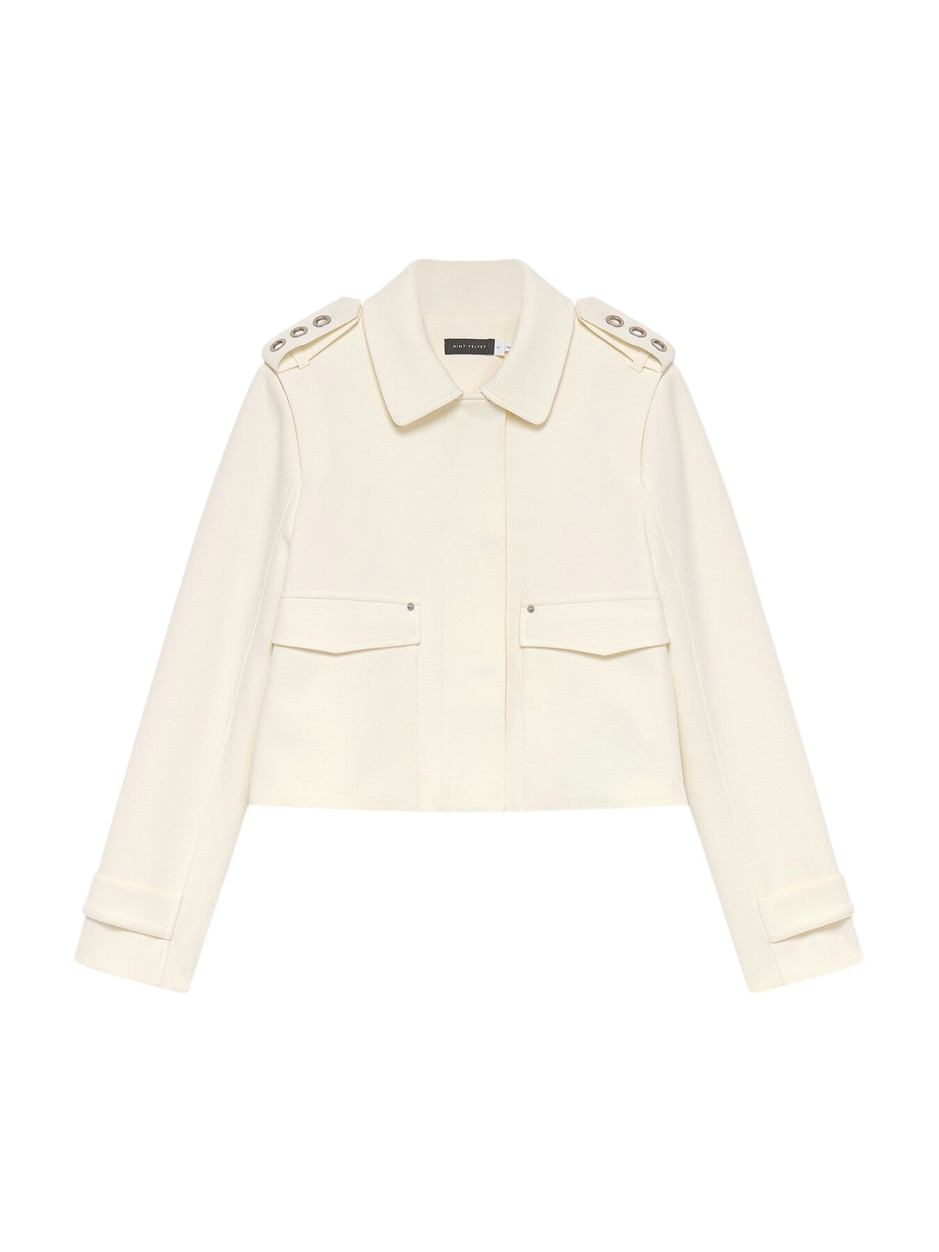 Eyelet Detail Jacket