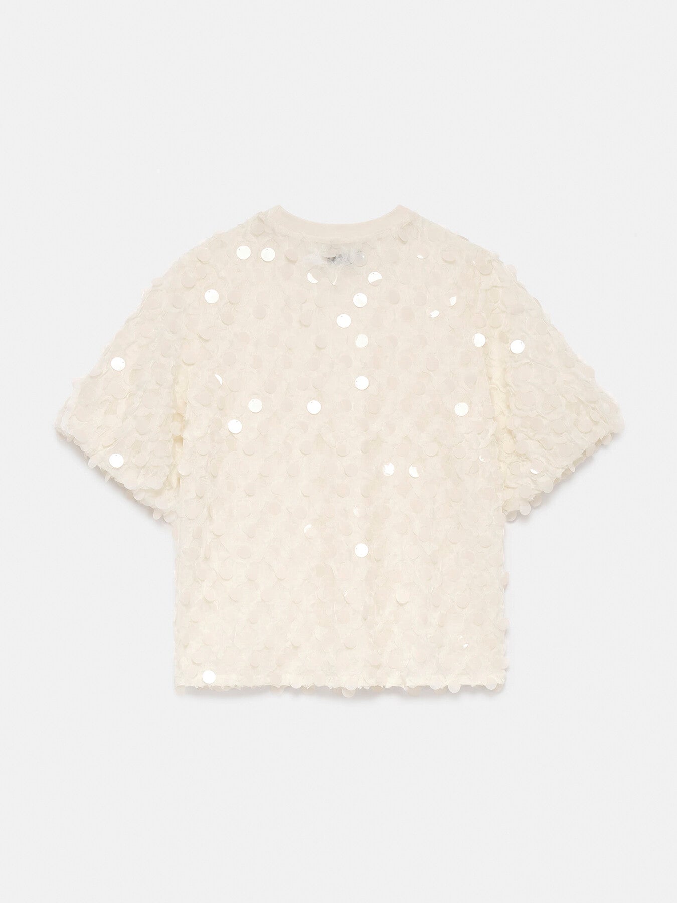 Sequin Mesh T-Shirt