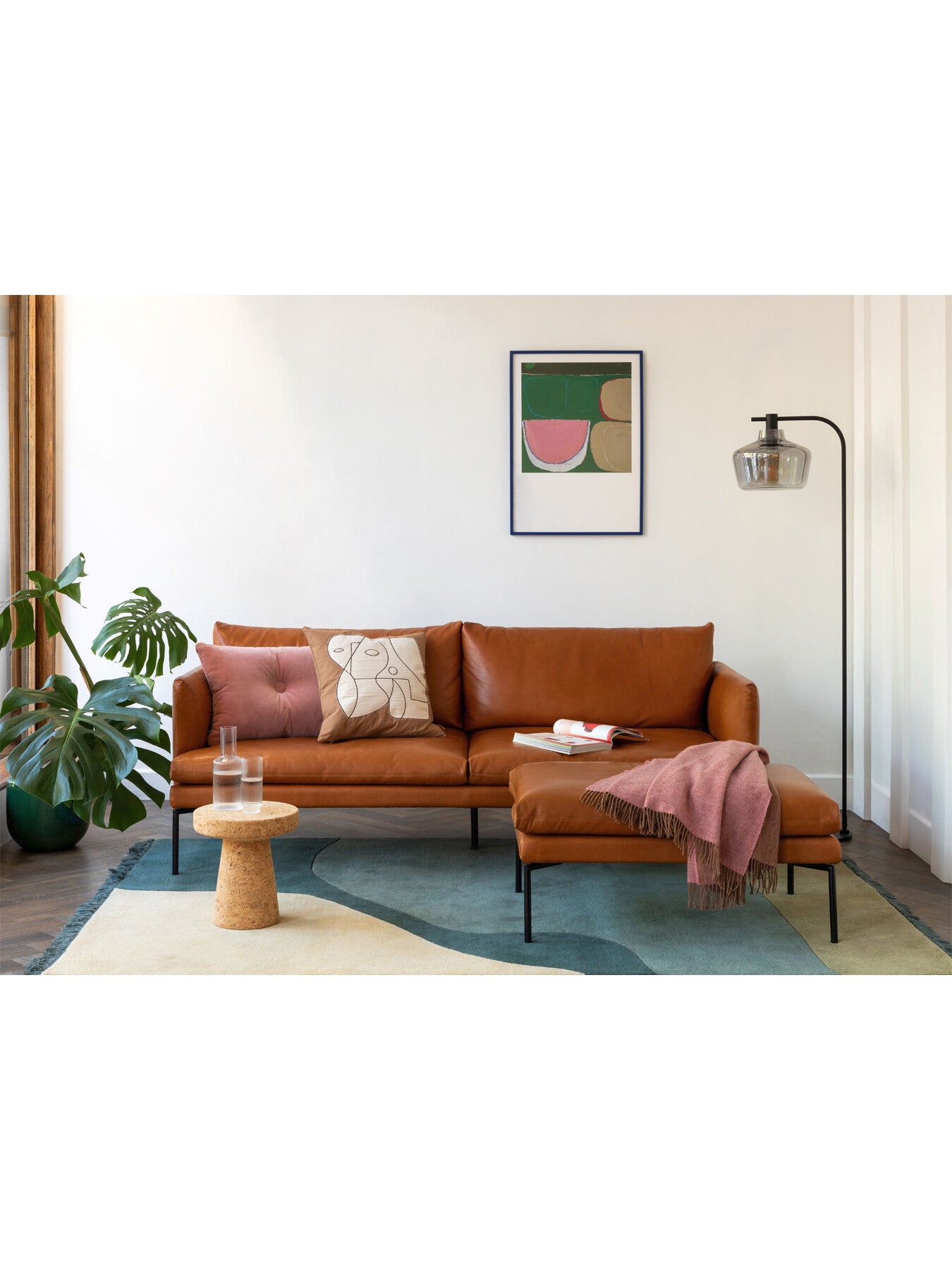 Matera Ottoman Nobilis Velvet Rust