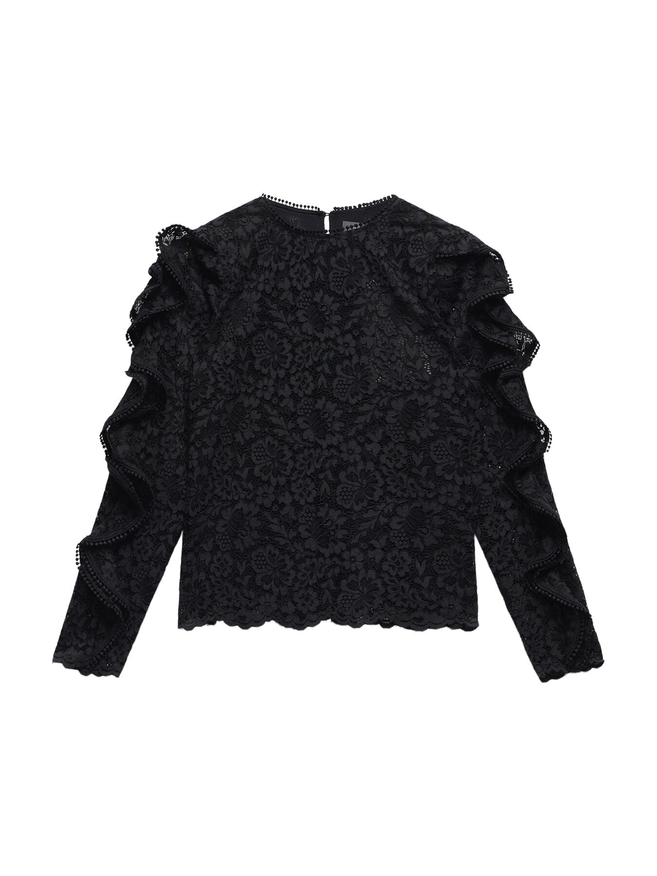 Lace Ruffle Top