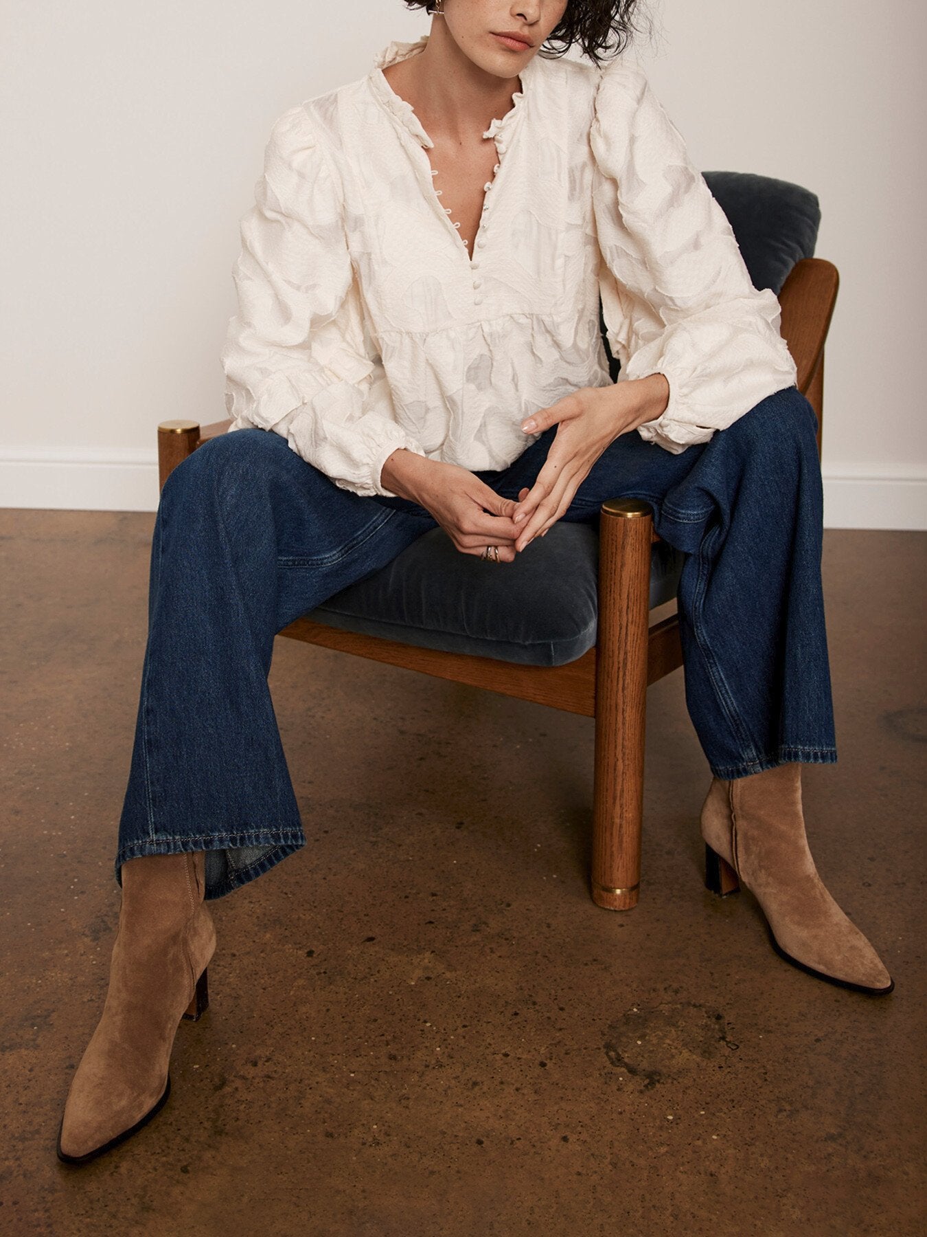 Jacquard Blouse