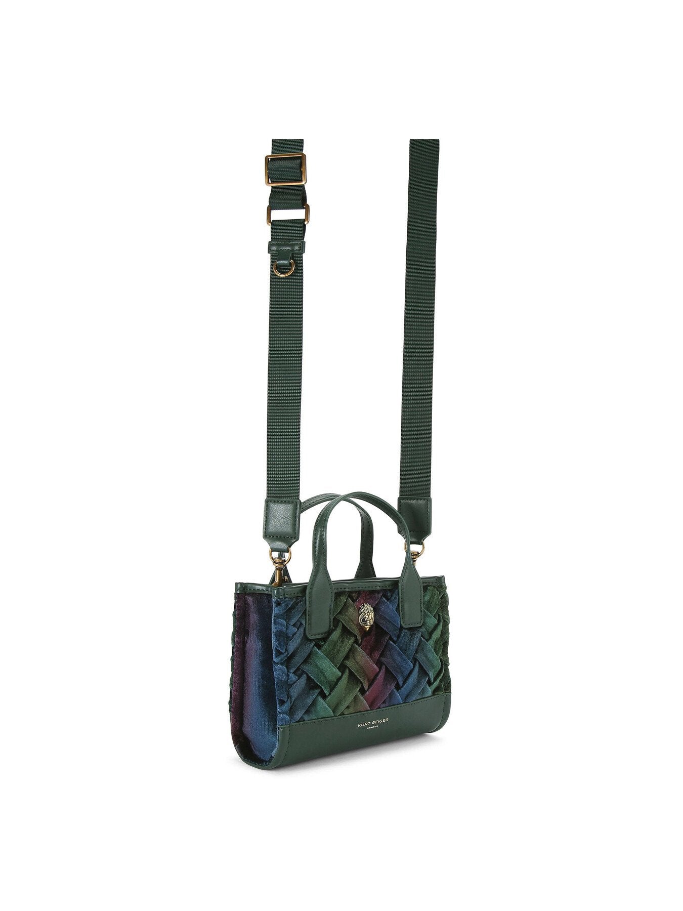 EXTRA SMAL VELVET SQUARE SHOPPER