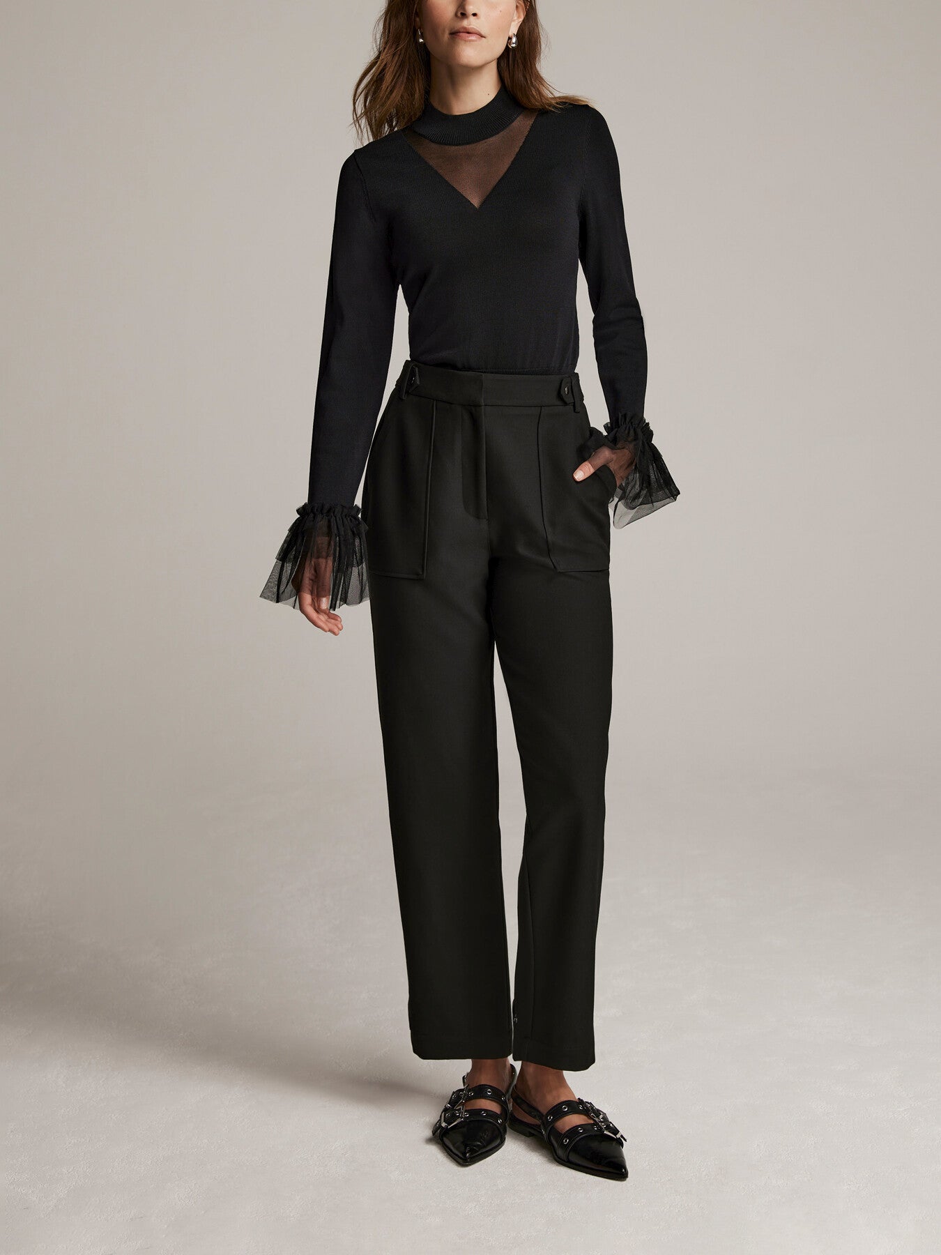 Straight Tailored Trousers
