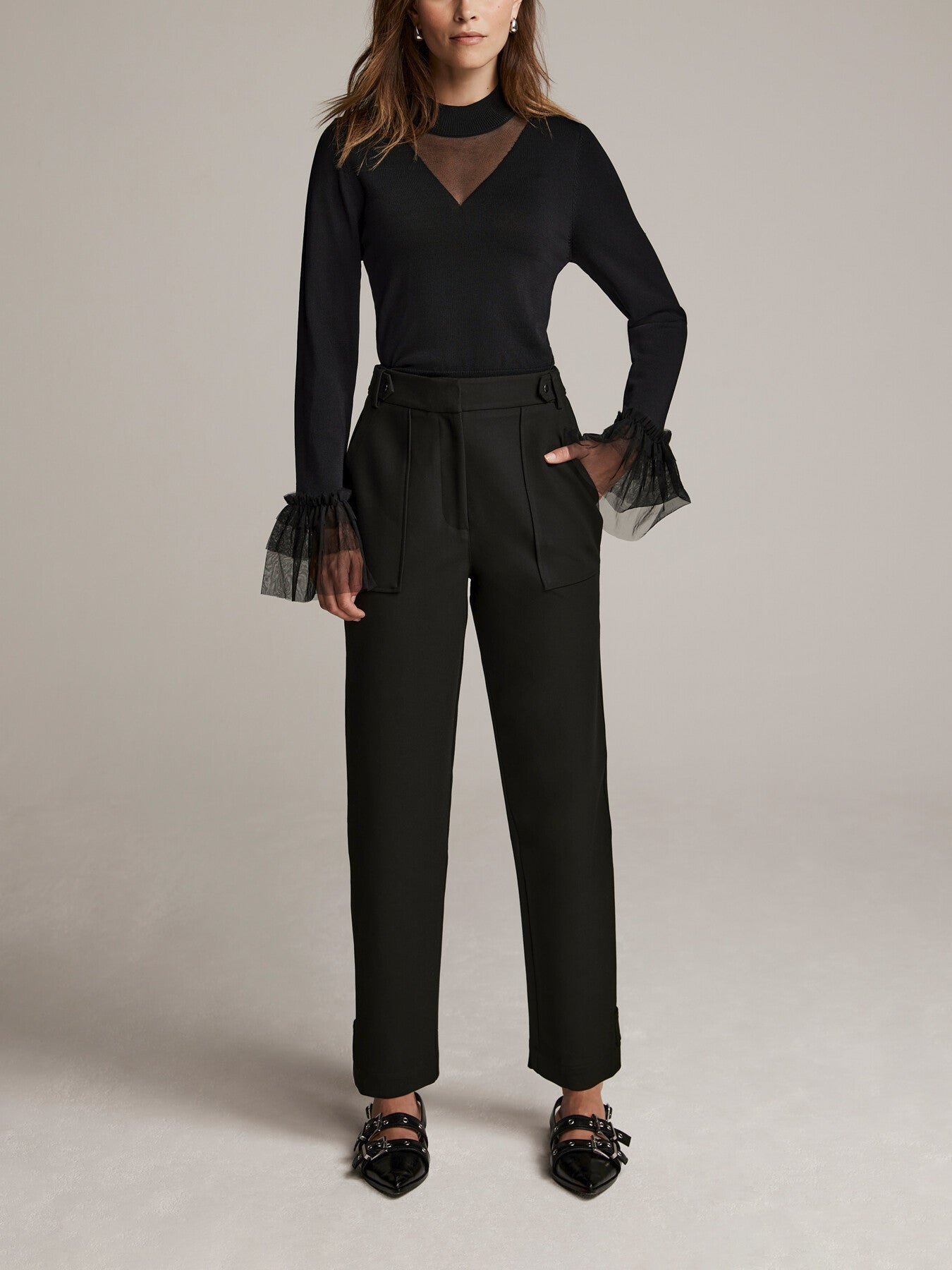 Straight Tailored Trousers