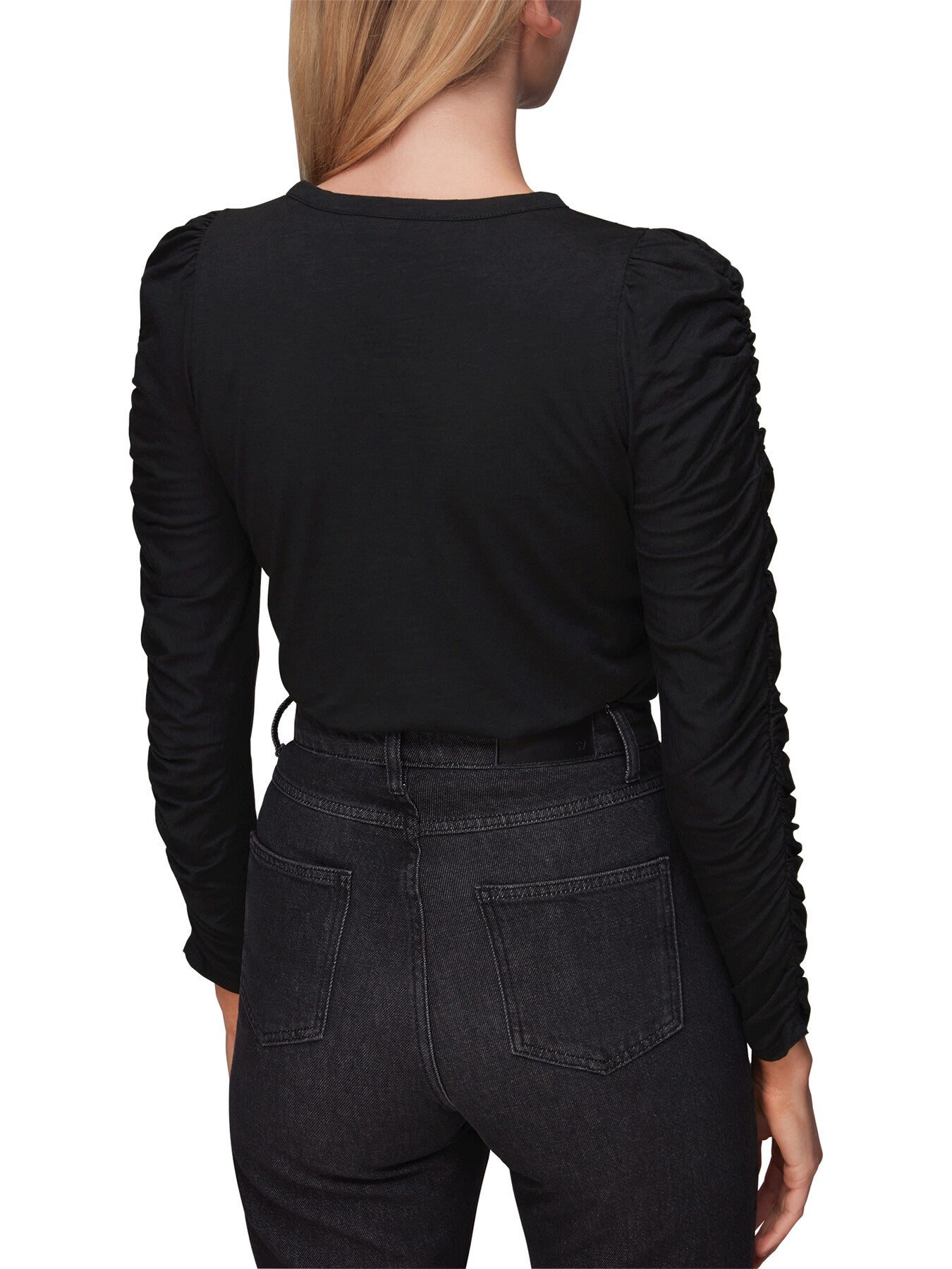 Ruched Sleeve Top