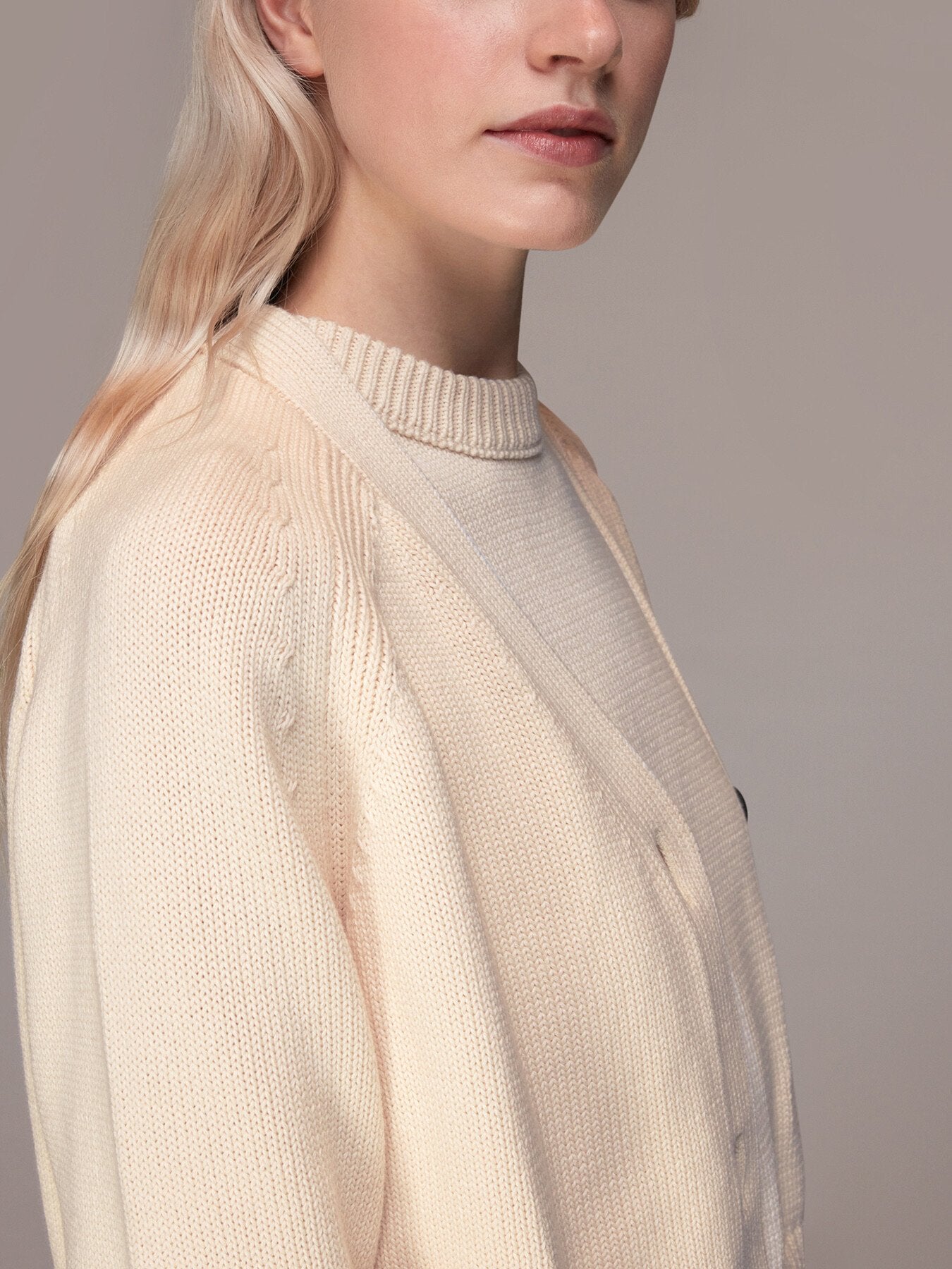 Karine Rib Detail Cardigan