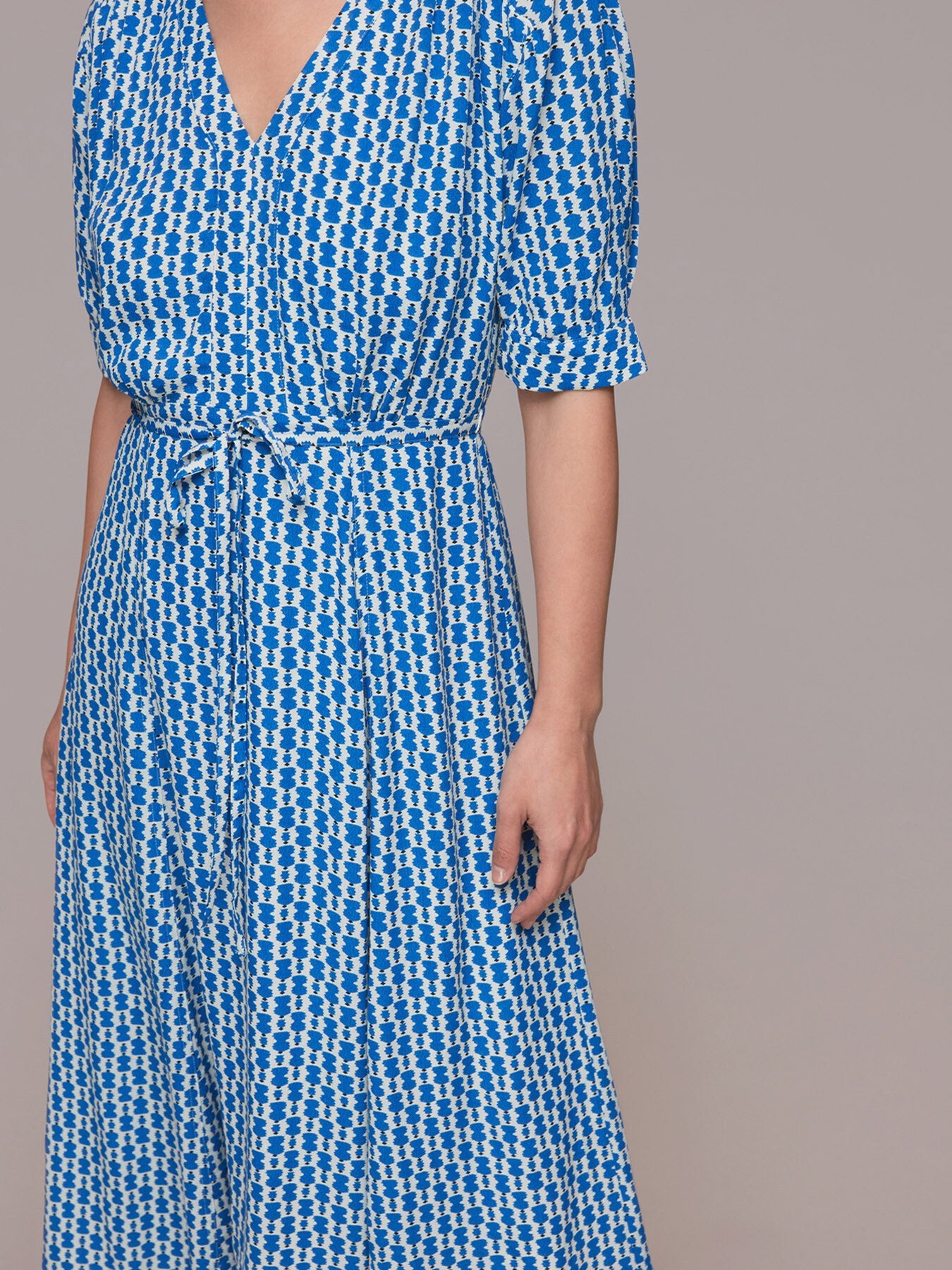 Vertical Stack Midi Dress