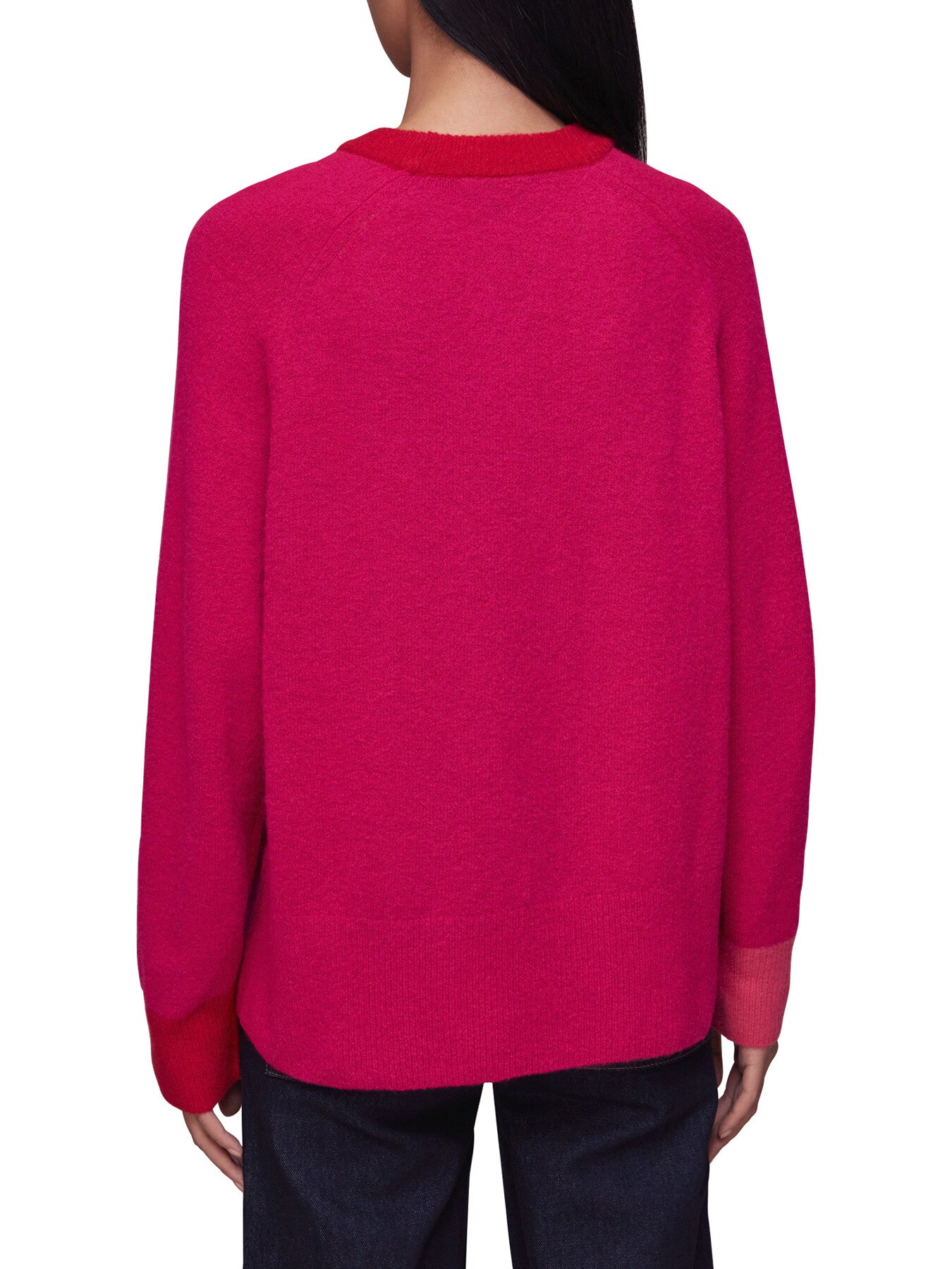 Colour Block Pocket Sweater