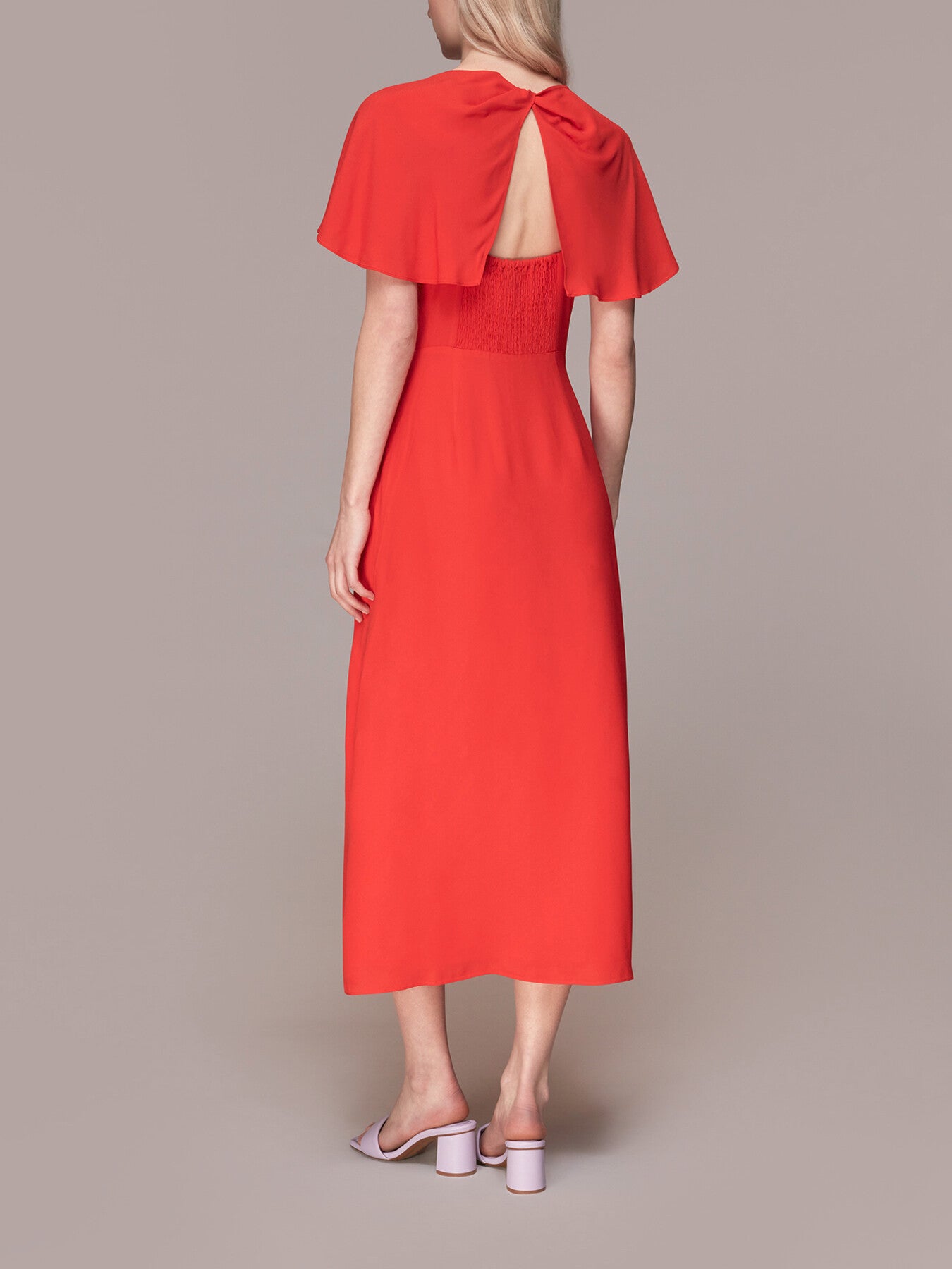 Annabelle Cape Sleeve Dress