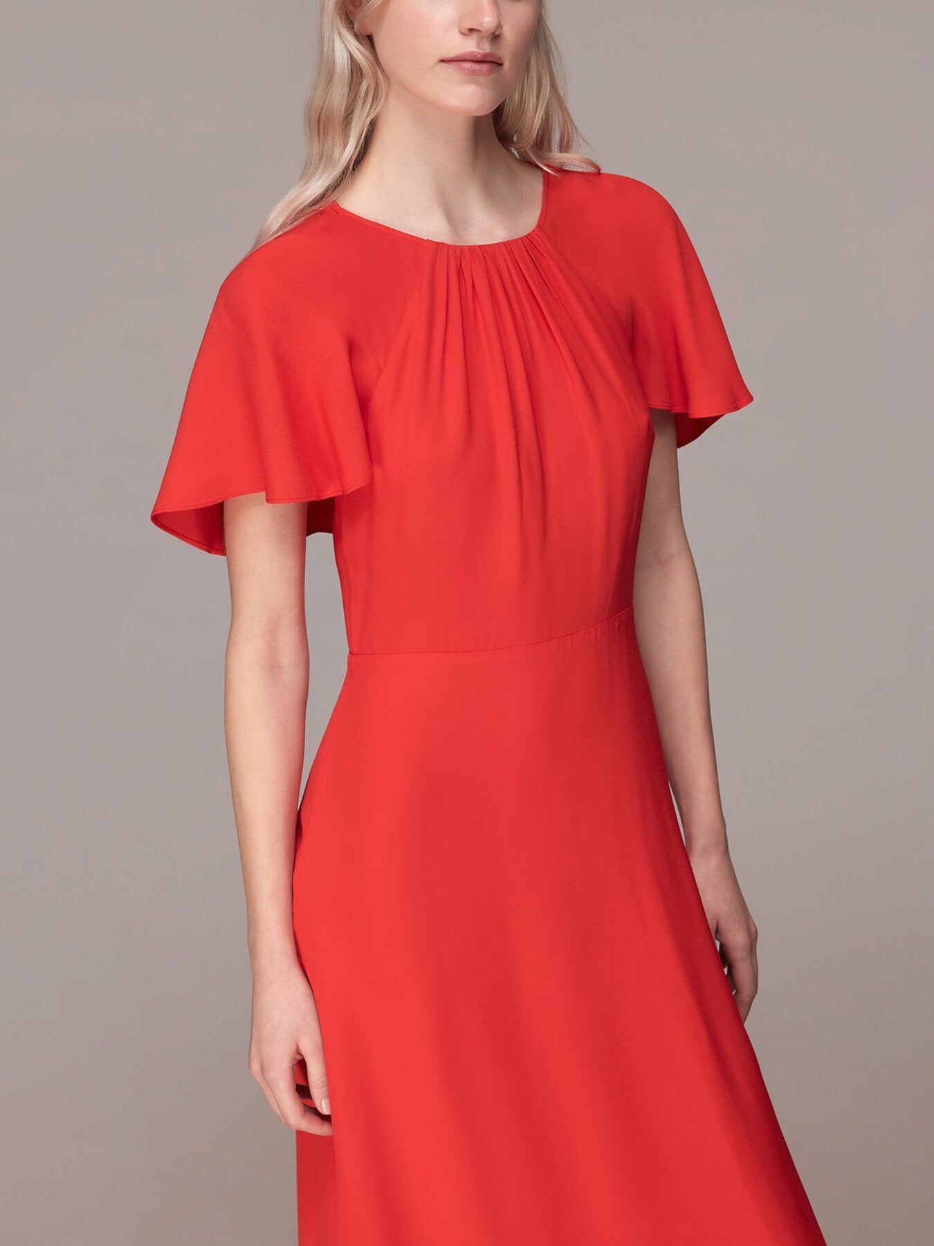 Annabelle Cape Sleeve Dress