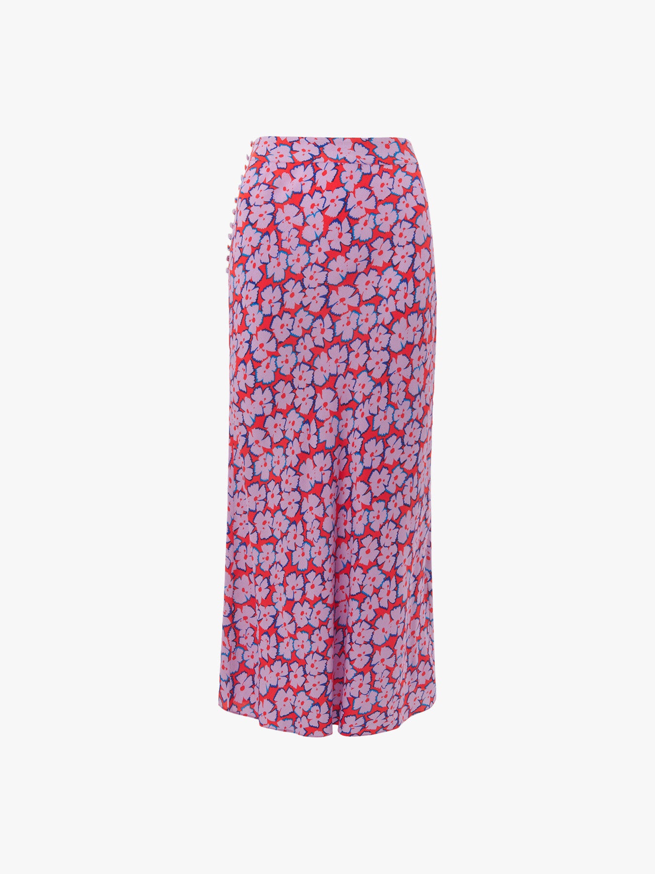Farfalle Print Bias Cut Skirt